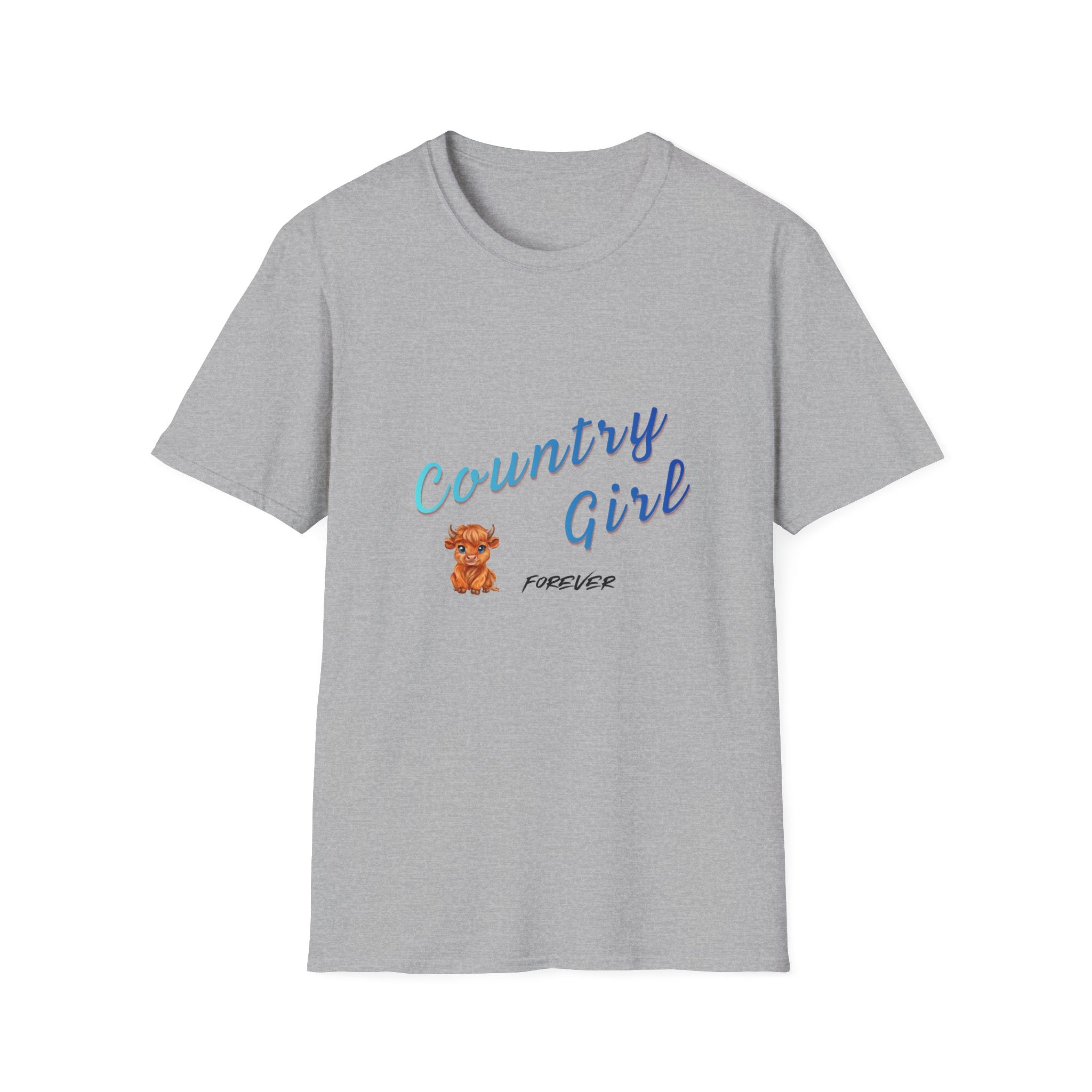 Country Girl Forever T-Shirt — Cute Cowboy Teddy Graphic