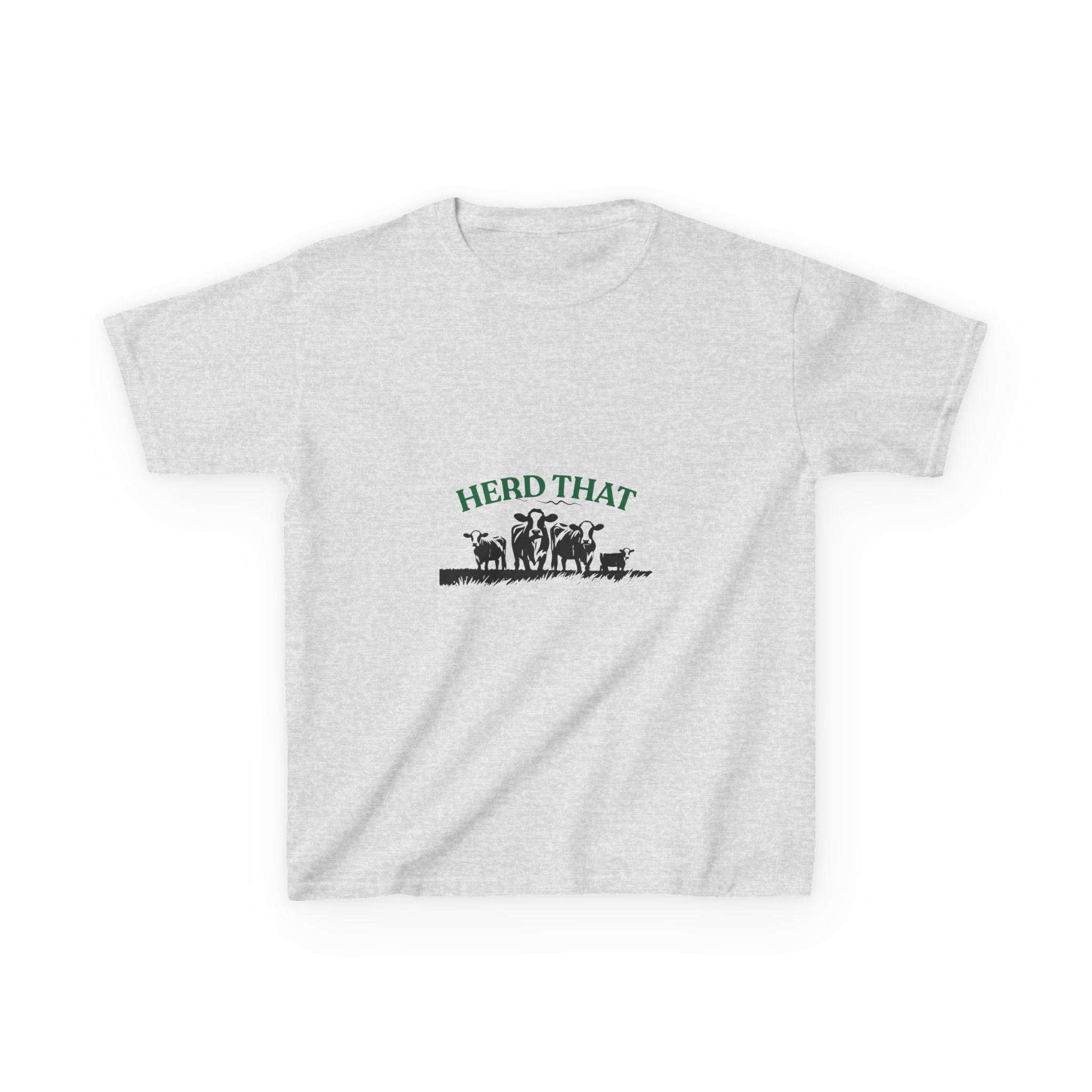 Kids Tee — "Herd That" Farm Animal Graphic