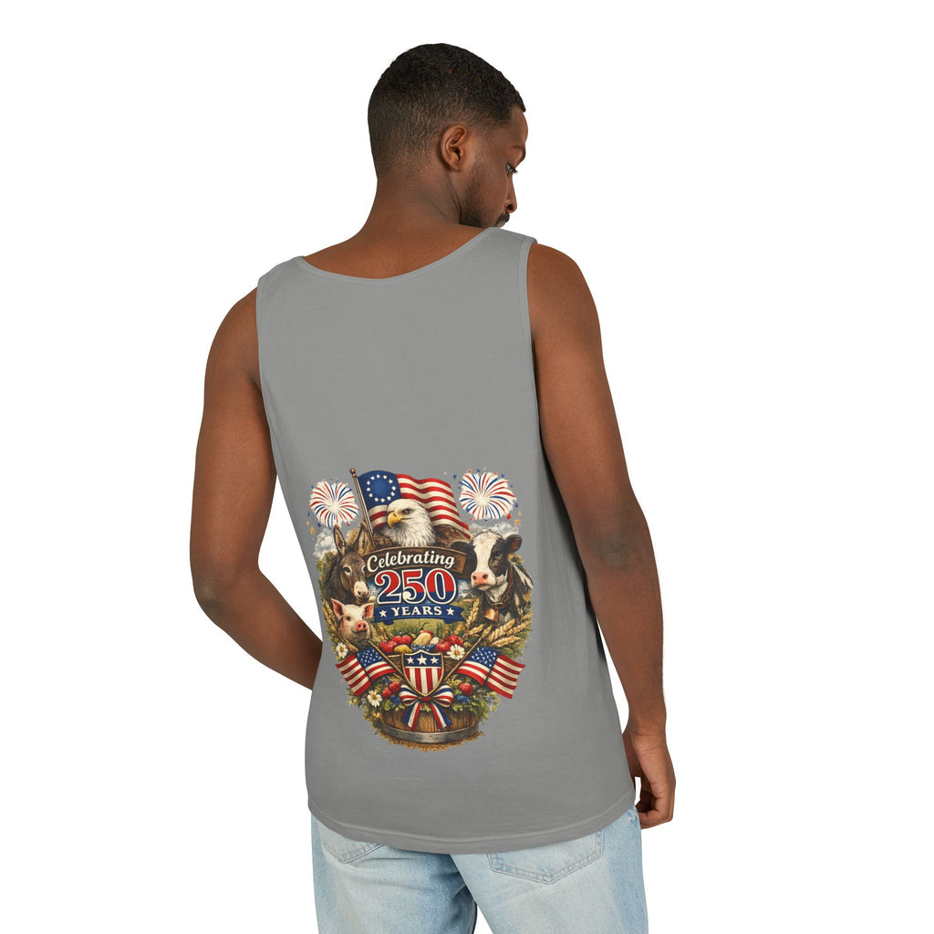 American 250th Anniversary Patriotic Tank Top — Celebrating 250 Years