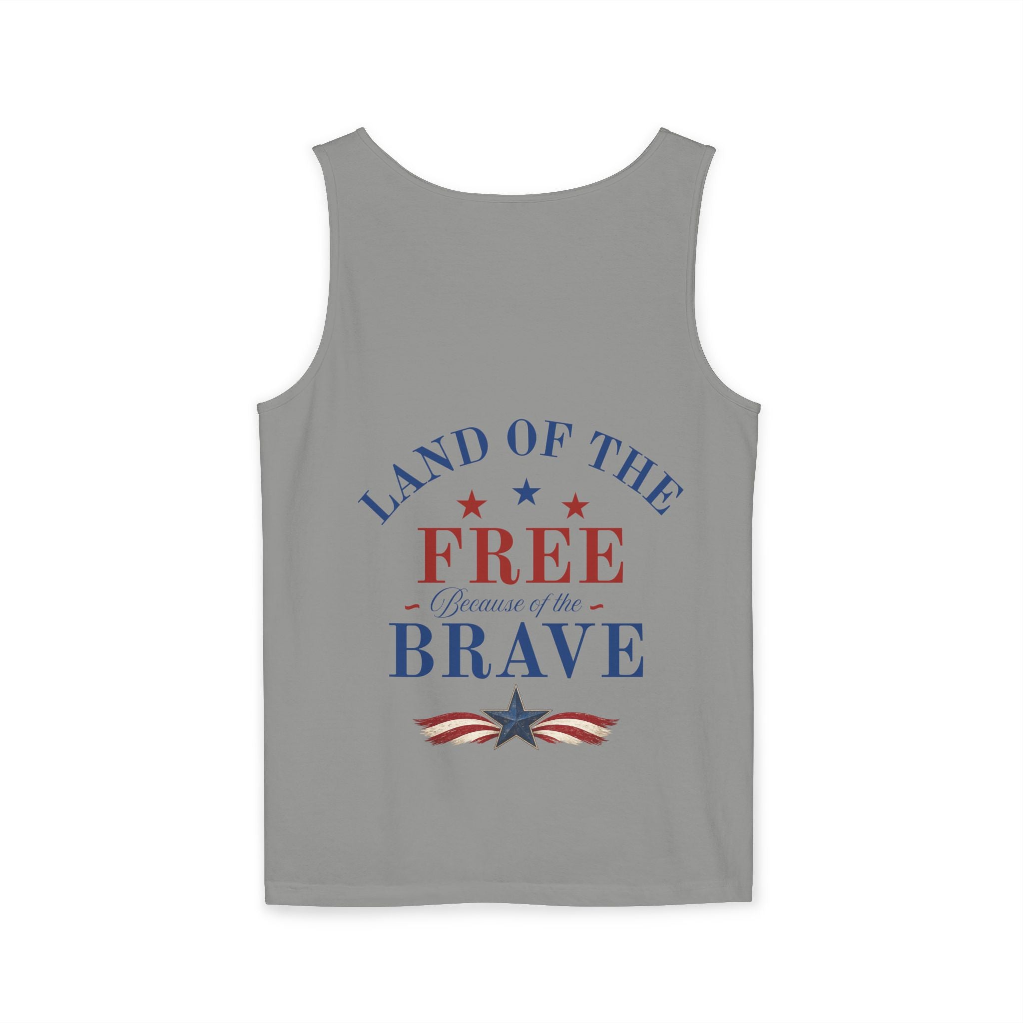 Patriotic Tank Top – "Red, White and Country" Vintage Truck | "Land of the Free" 4th of July Tank