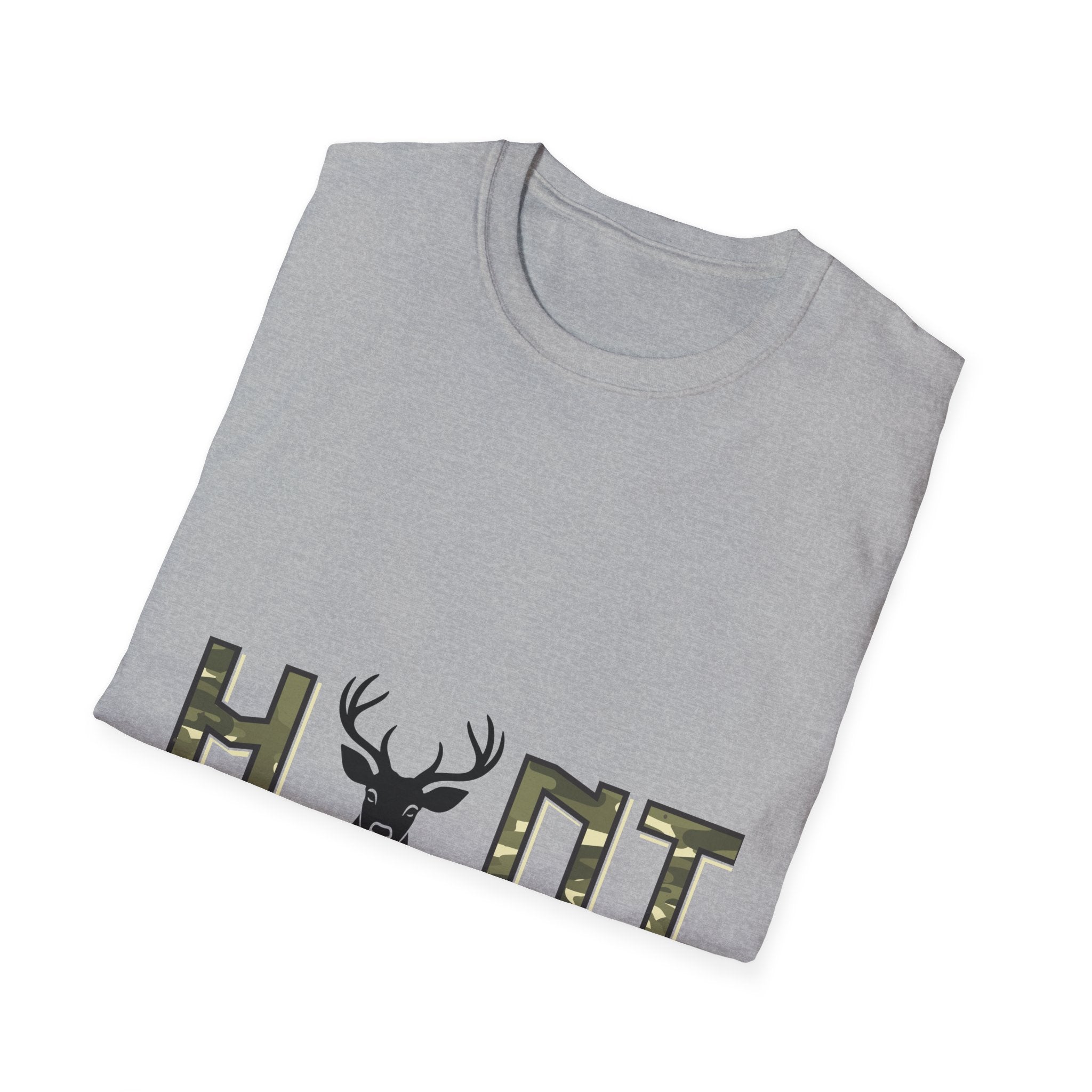 Hunt Deer Head Camo T-Shirt