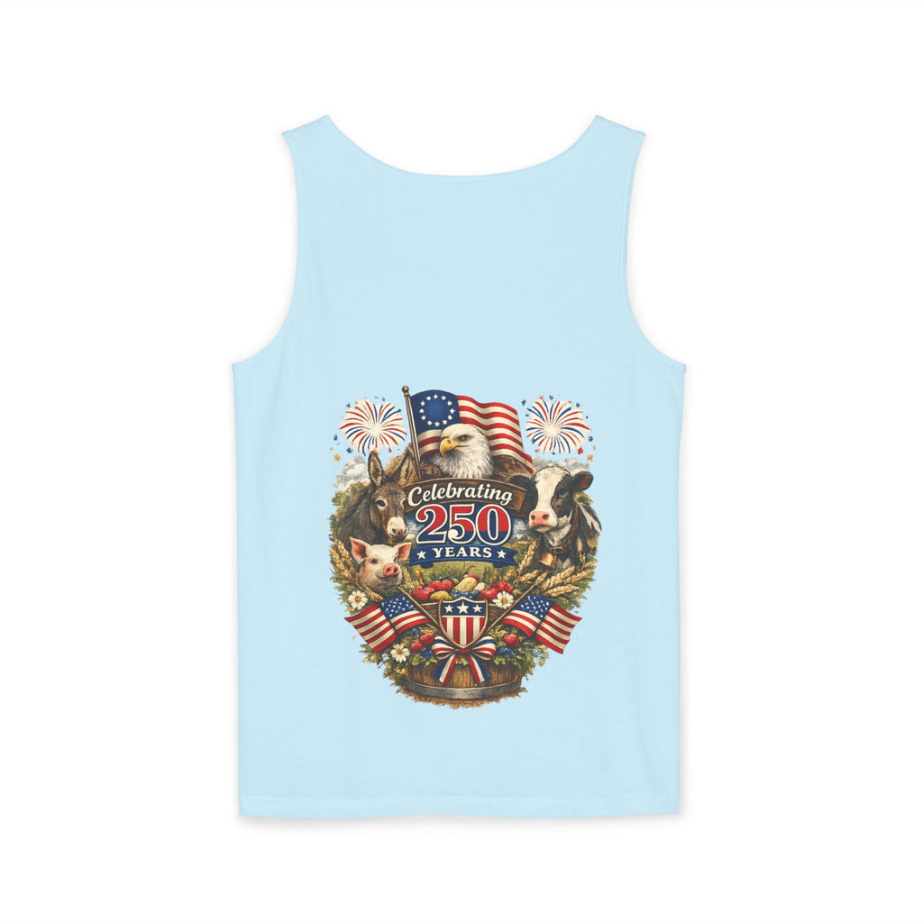 American 250th Anniversary Patriotic Tank Top — Celebrating 250 Years