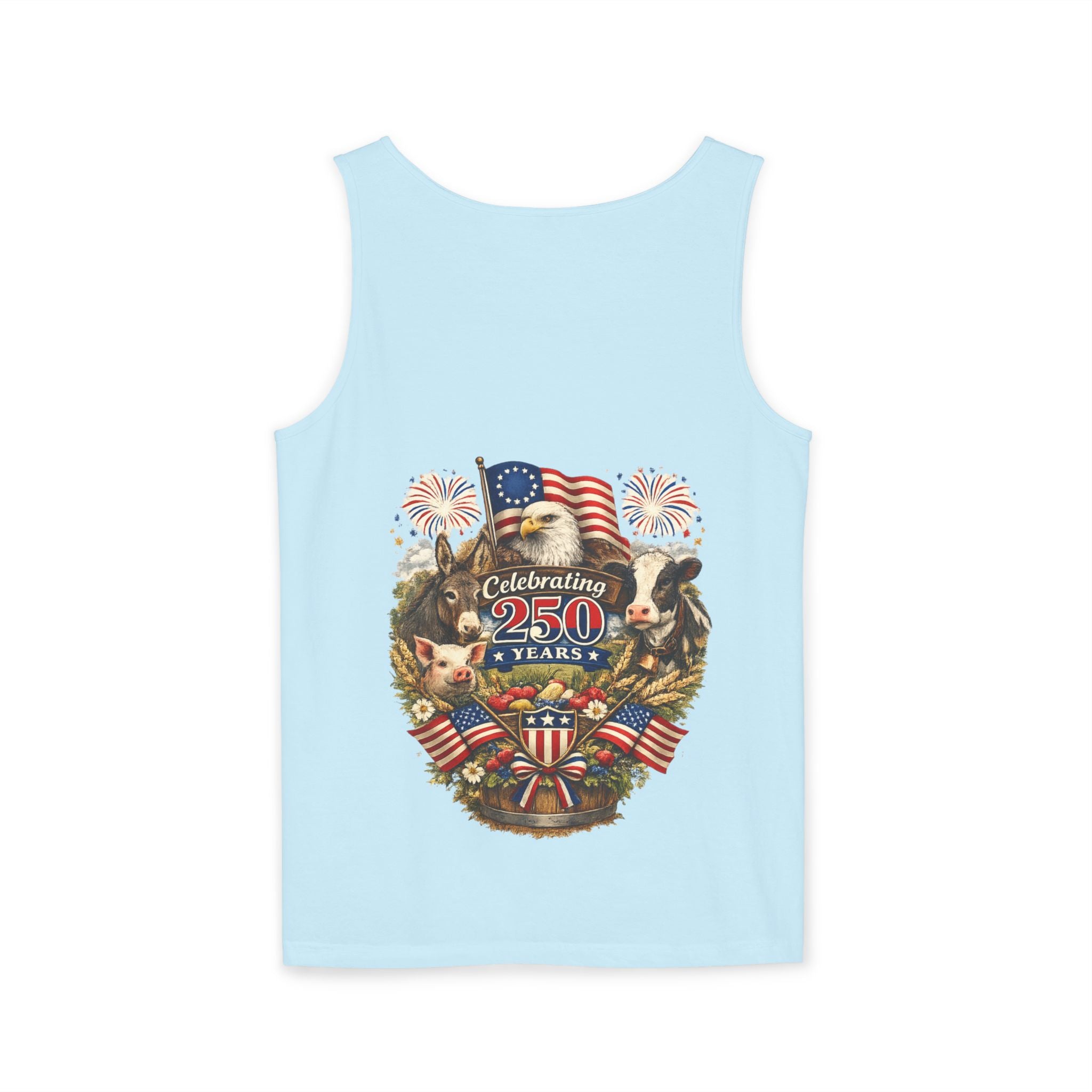 American 250th Anniversary Patriotic Tank Top — Celebrating 250 Years