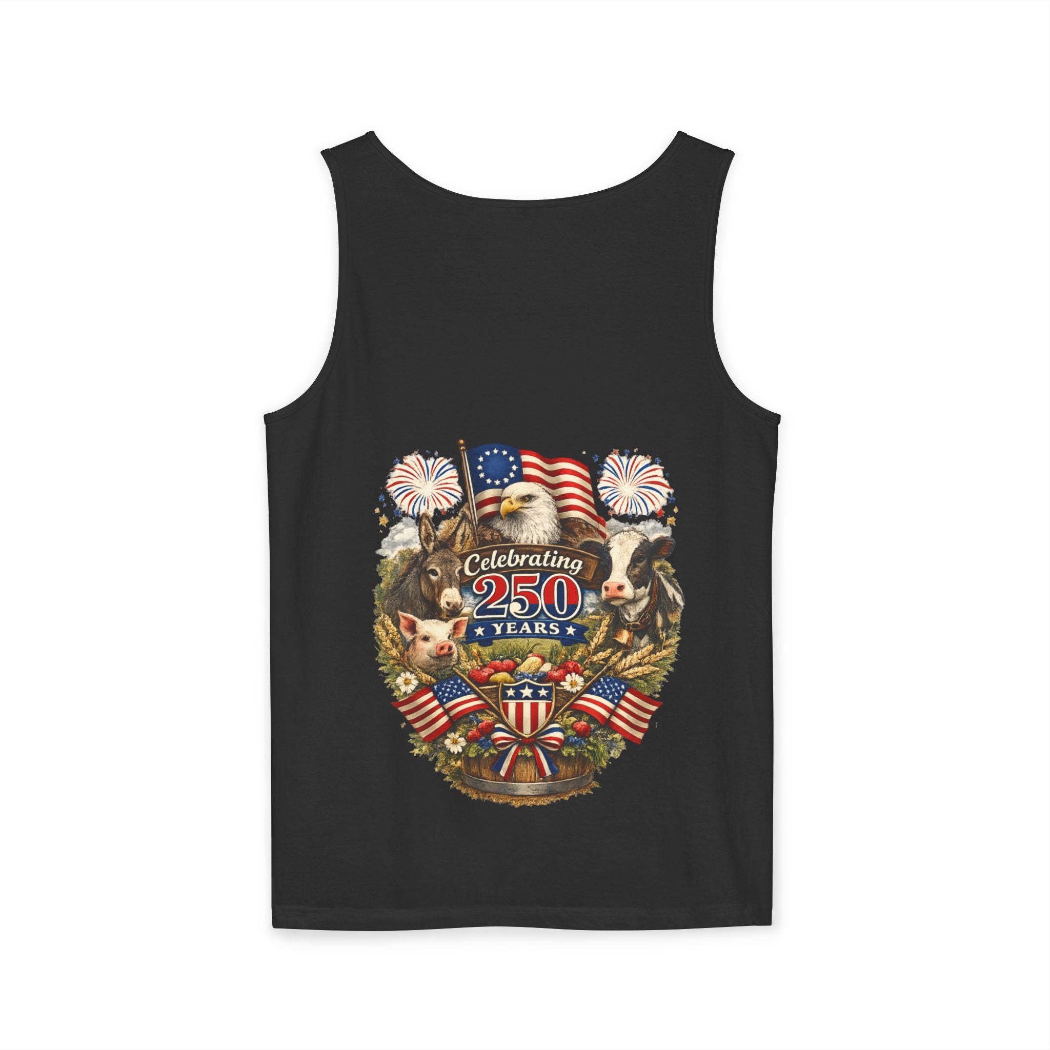 American 250th Anniversary Patriotic Tank Top — Celebrating 250 Years