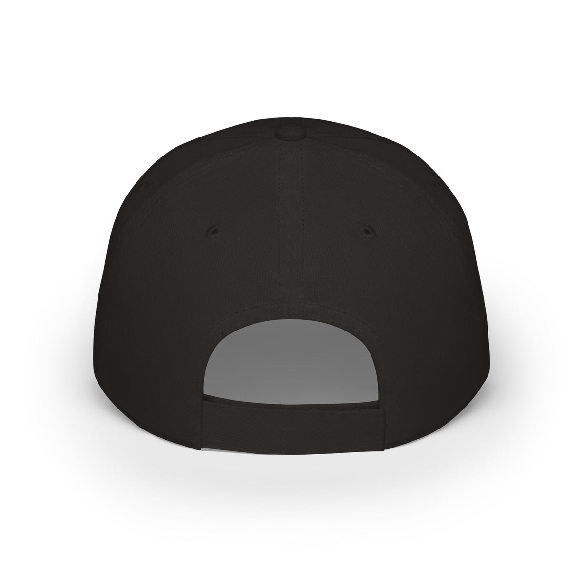 Low Profile Baseball Cap with Silver Viking Helmet Embroidery