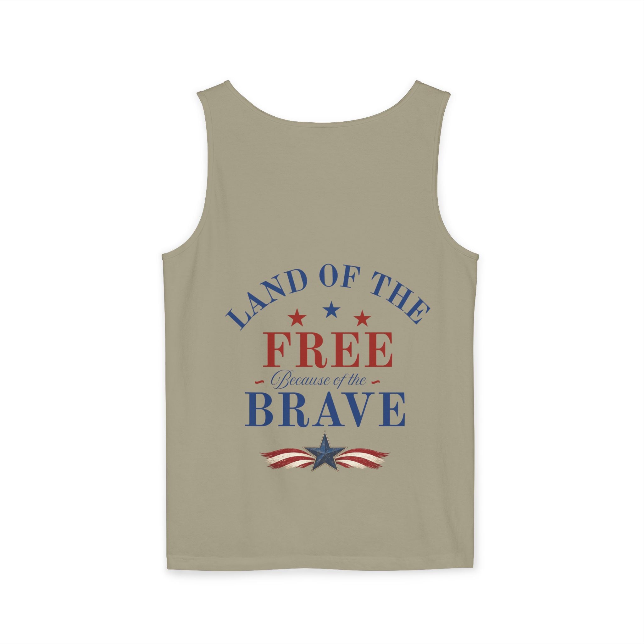 Patriotic Tank Top – "Red, White and Country" Vintage Truck | "Land of the Free" 4th of July Tank