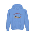Youth Hoodie — “Me… walking my cow” Cute Kids Cow Graphic Hooded Sweatshirt-boy