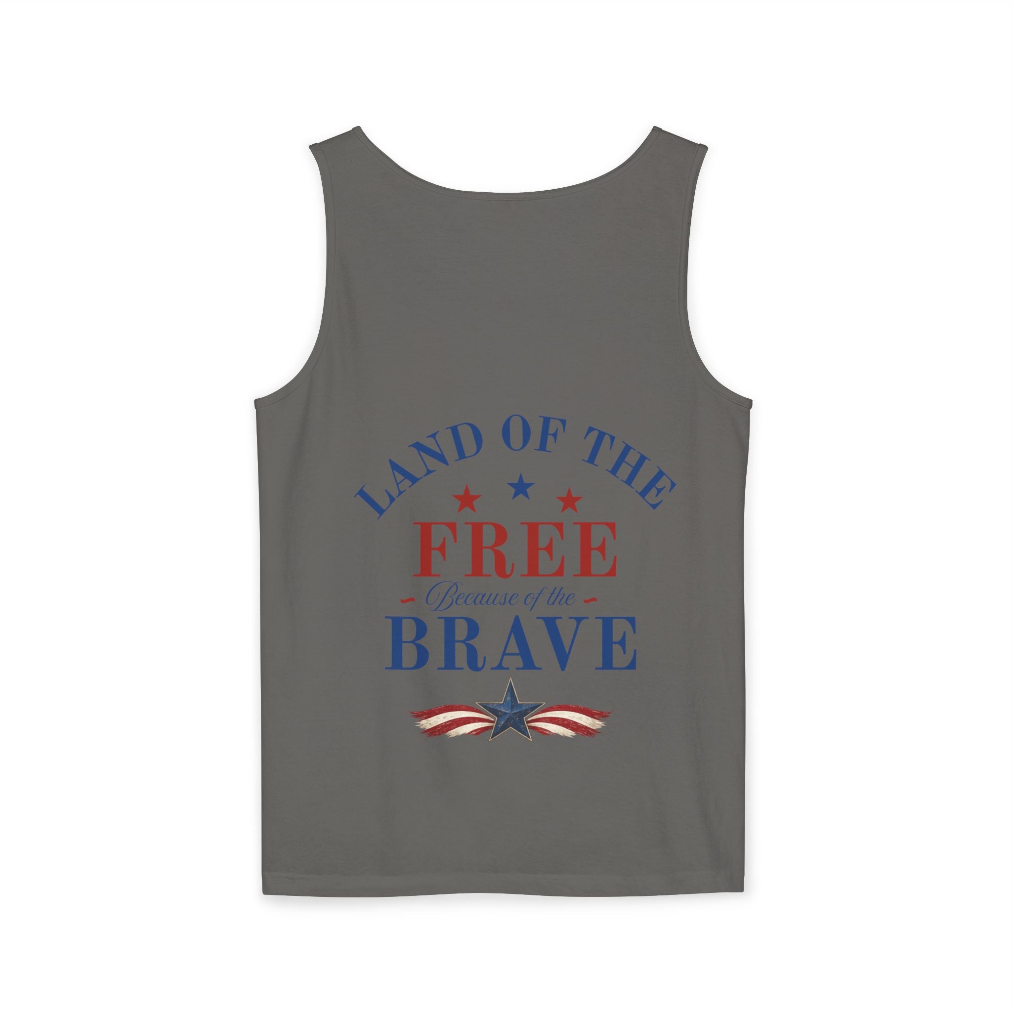 Patriotic Tank Top – "Red, White and Country" Vintage Truck | "Land of the Free" 4th of July Tank