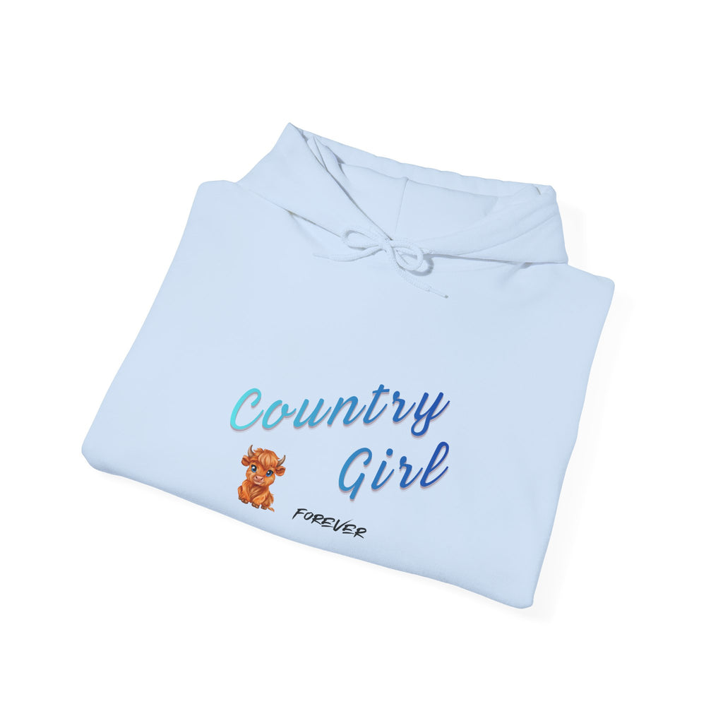 Country Girl Hoodie – Cute Teddy Graphic Pullover for Women & Teens