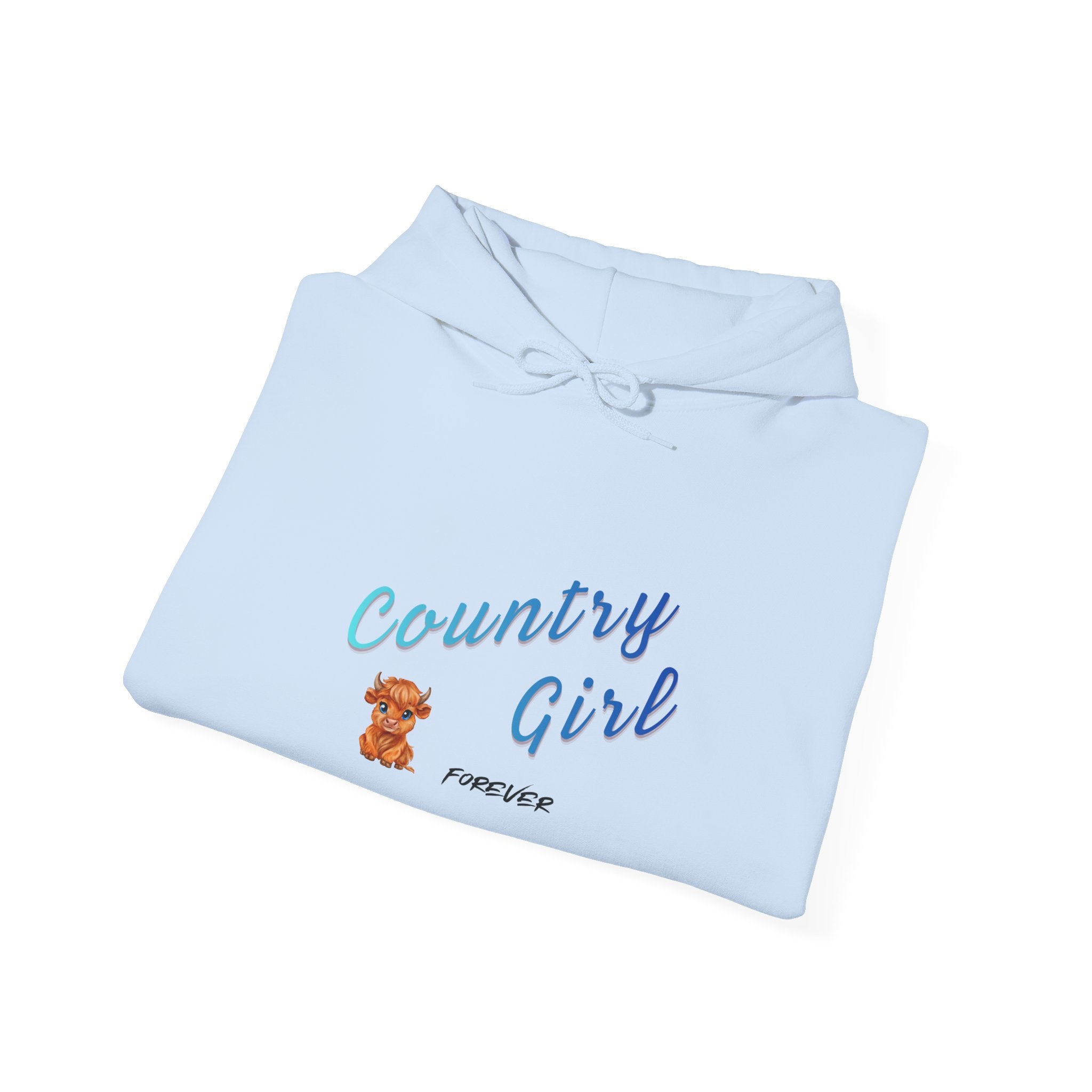 Country Girl Hoodie – Cute Teddy Graphic Pullover for Women & Teens