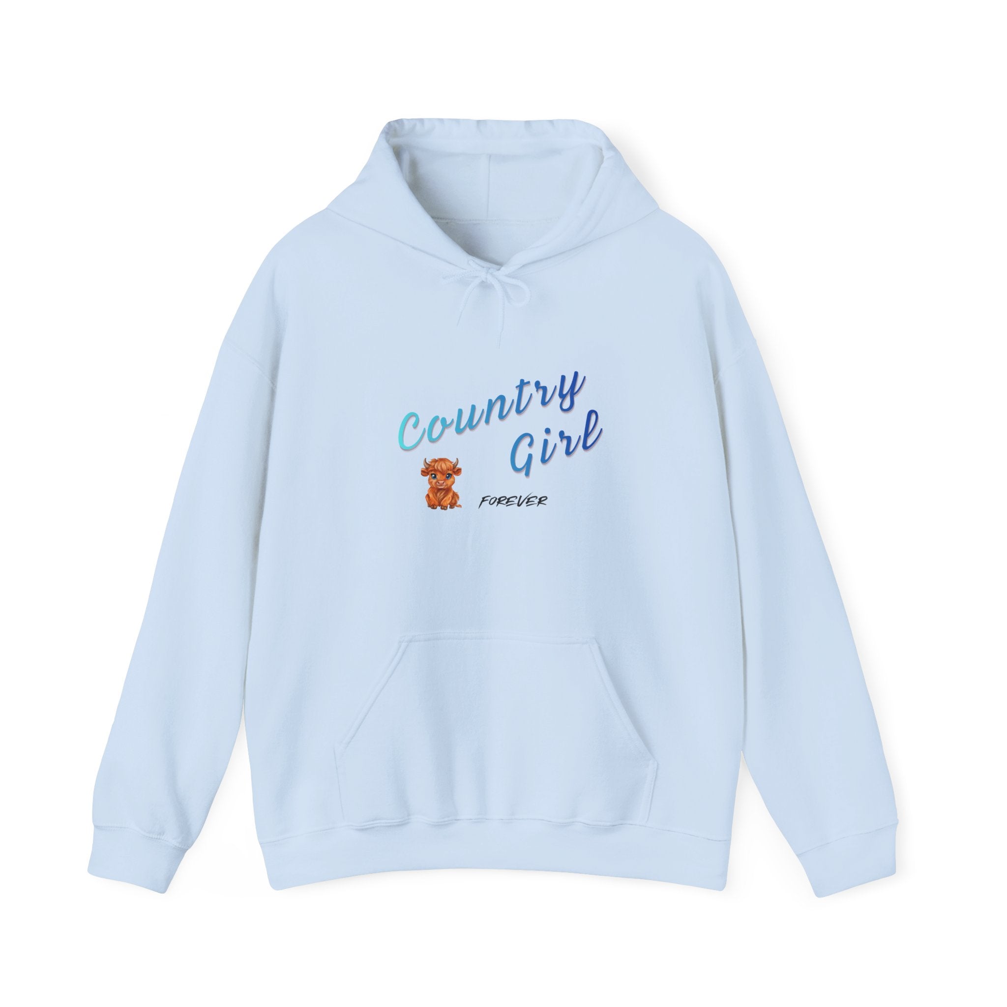 Country Girl Hoodie – Cute Teddy Graphic Pullover for Women & Teens