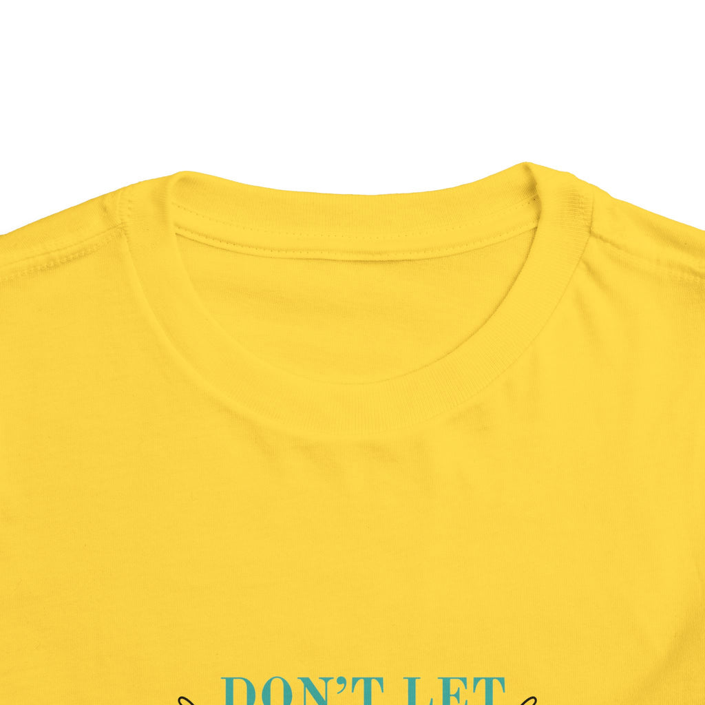Toddler Tee — "Don't Let Hard Days Win" Sunflower Comfort Shirt