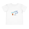 Toddler Tee — "Country Girl Forever" Cute Bear Graphic