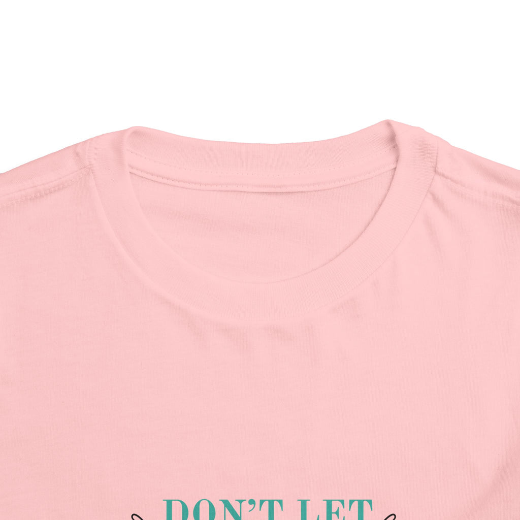 Toddler Tee — "Don't Let Hard Days Win" Sunflower Comfort Shirt