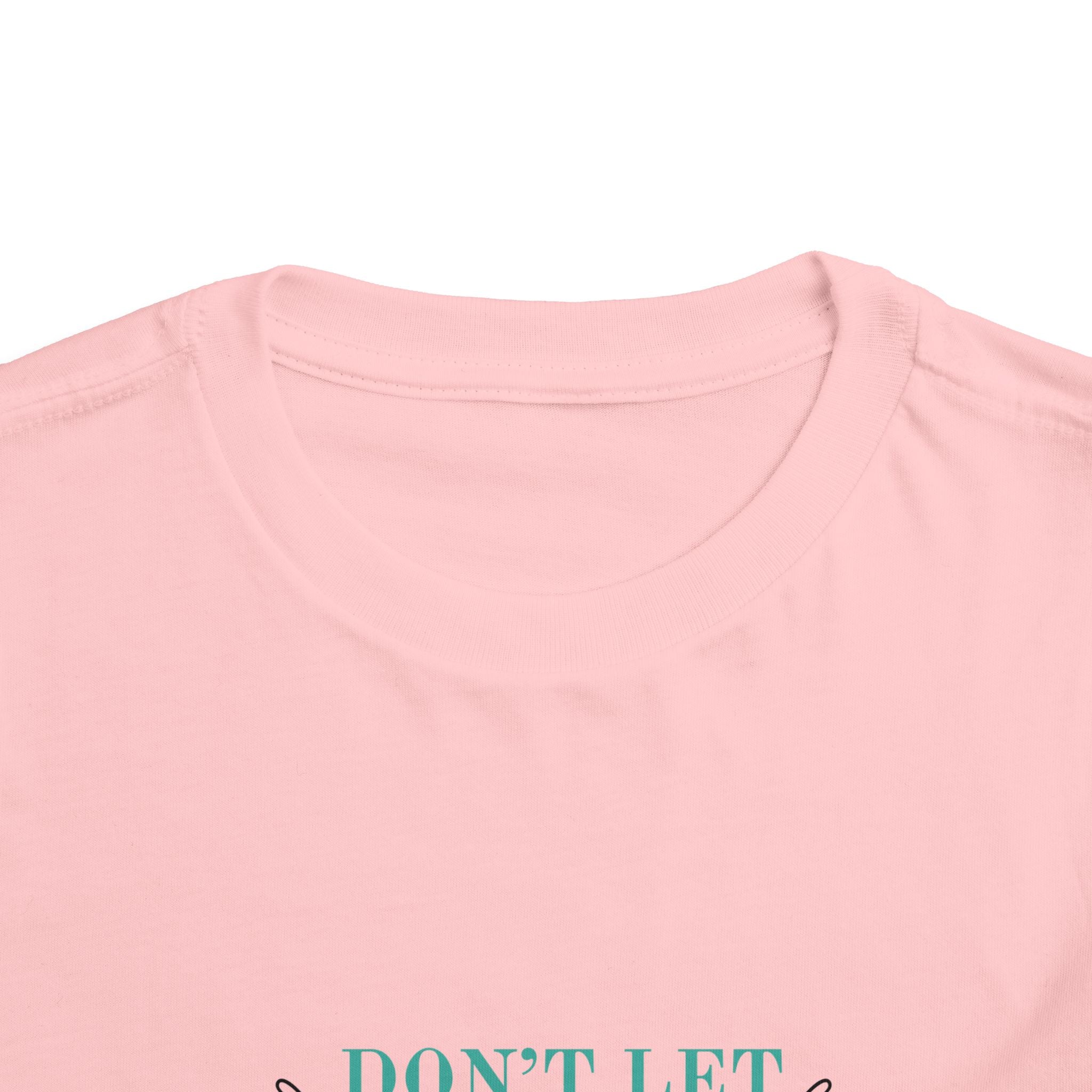 Toddler Tee — "Don't Let Hard Days Win" Sunflower Comfort Shirt