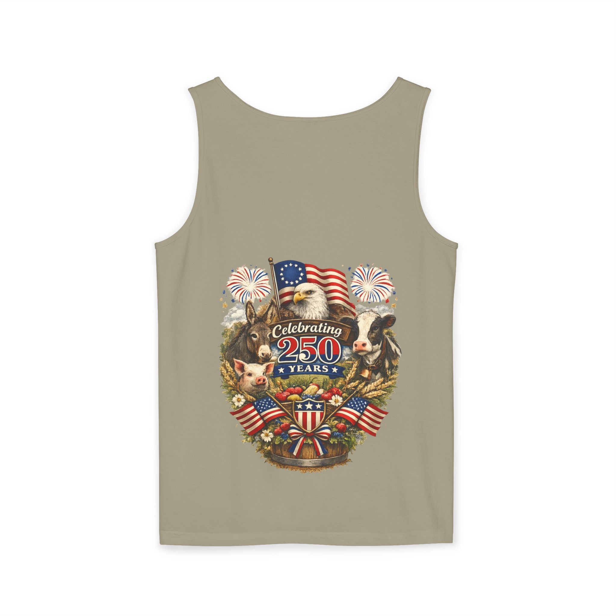 American 250th Anniversary Patriotic Tank Top — Celebrating 250 Years