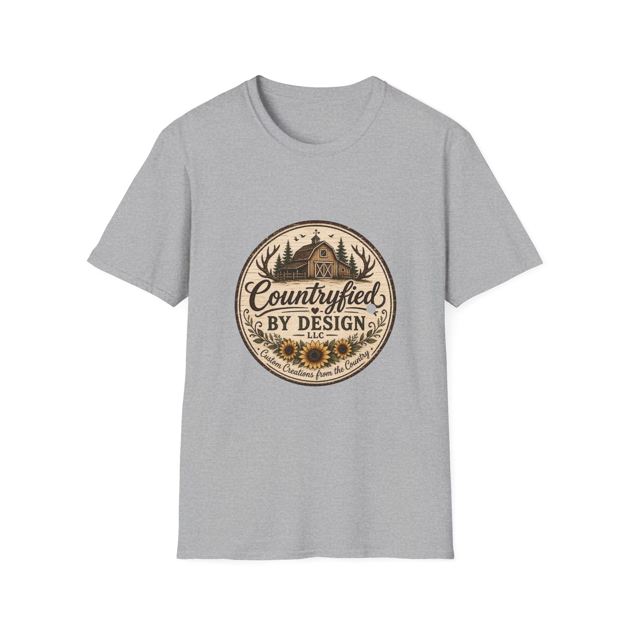 Countryfied T-Shirt — Vintage Sunflower Farm Design