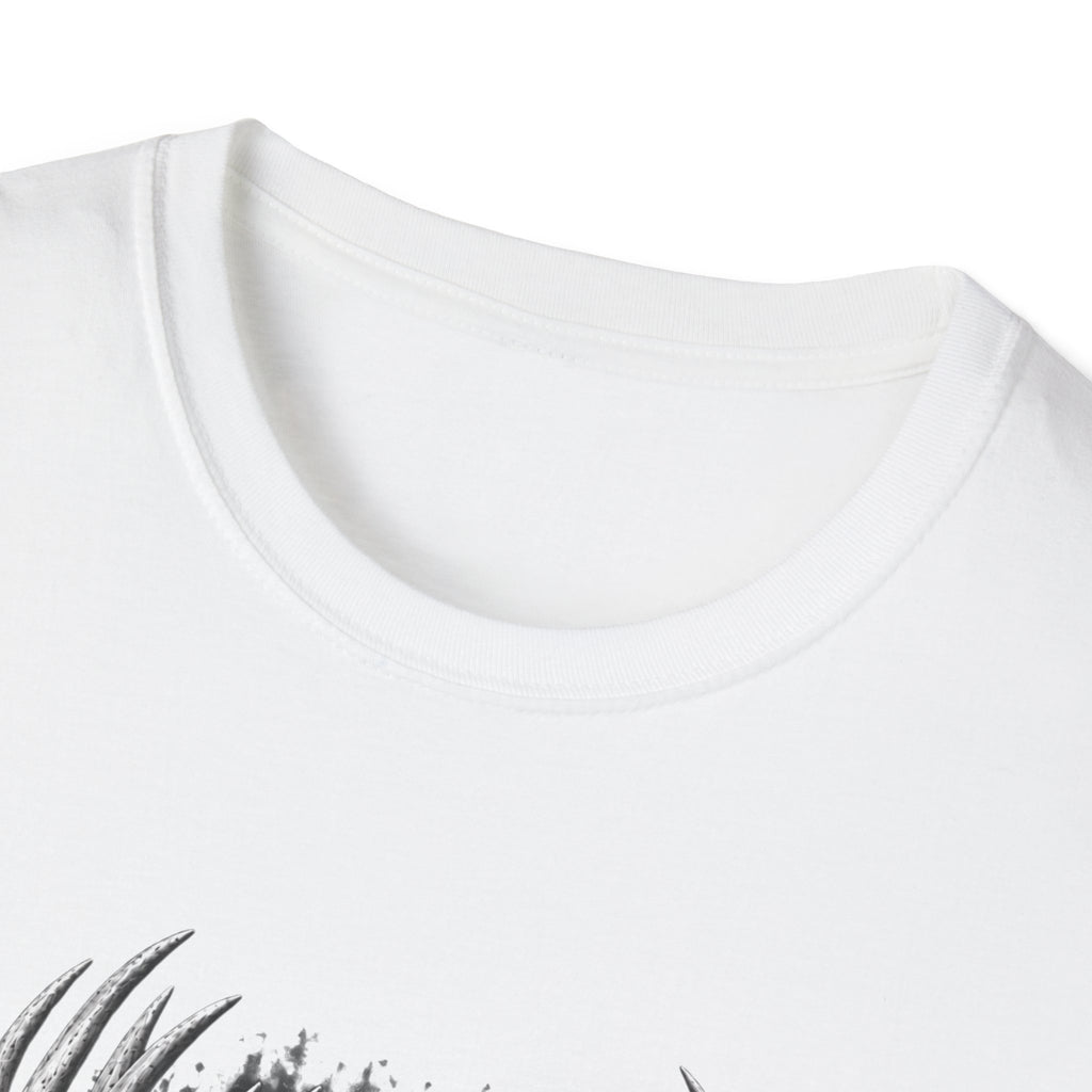 Buck Hunting T-Shirt, Distressed American Flag Deer Graphic Tee, Adult Classic Fit