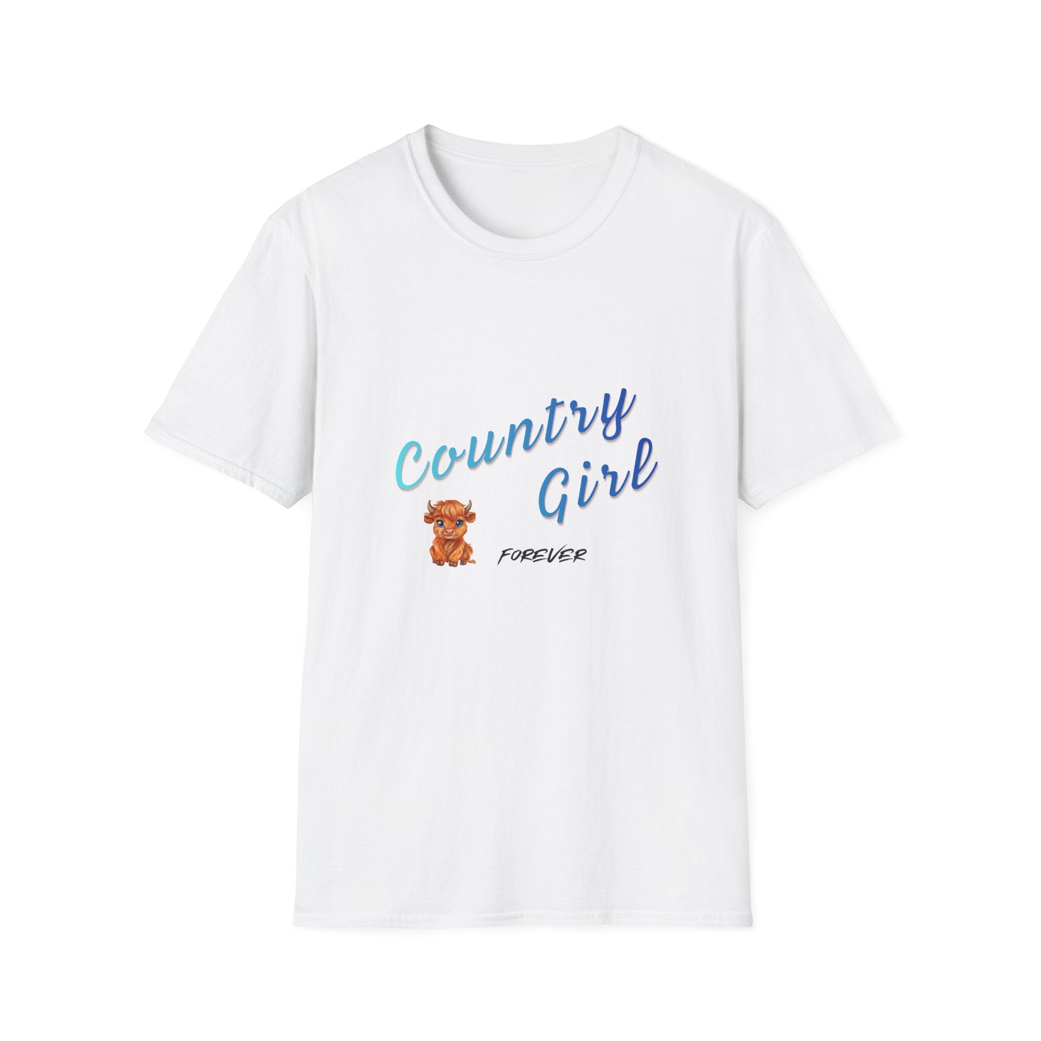 Country Girl Forever T-Shirt — Cute Cowboy Teddy Graphic