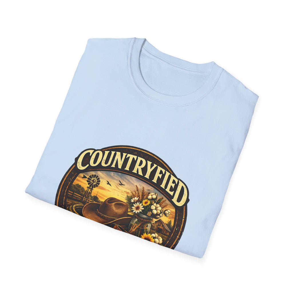 Countryfied T-Shirt — Vintage Sunflower Farm Design