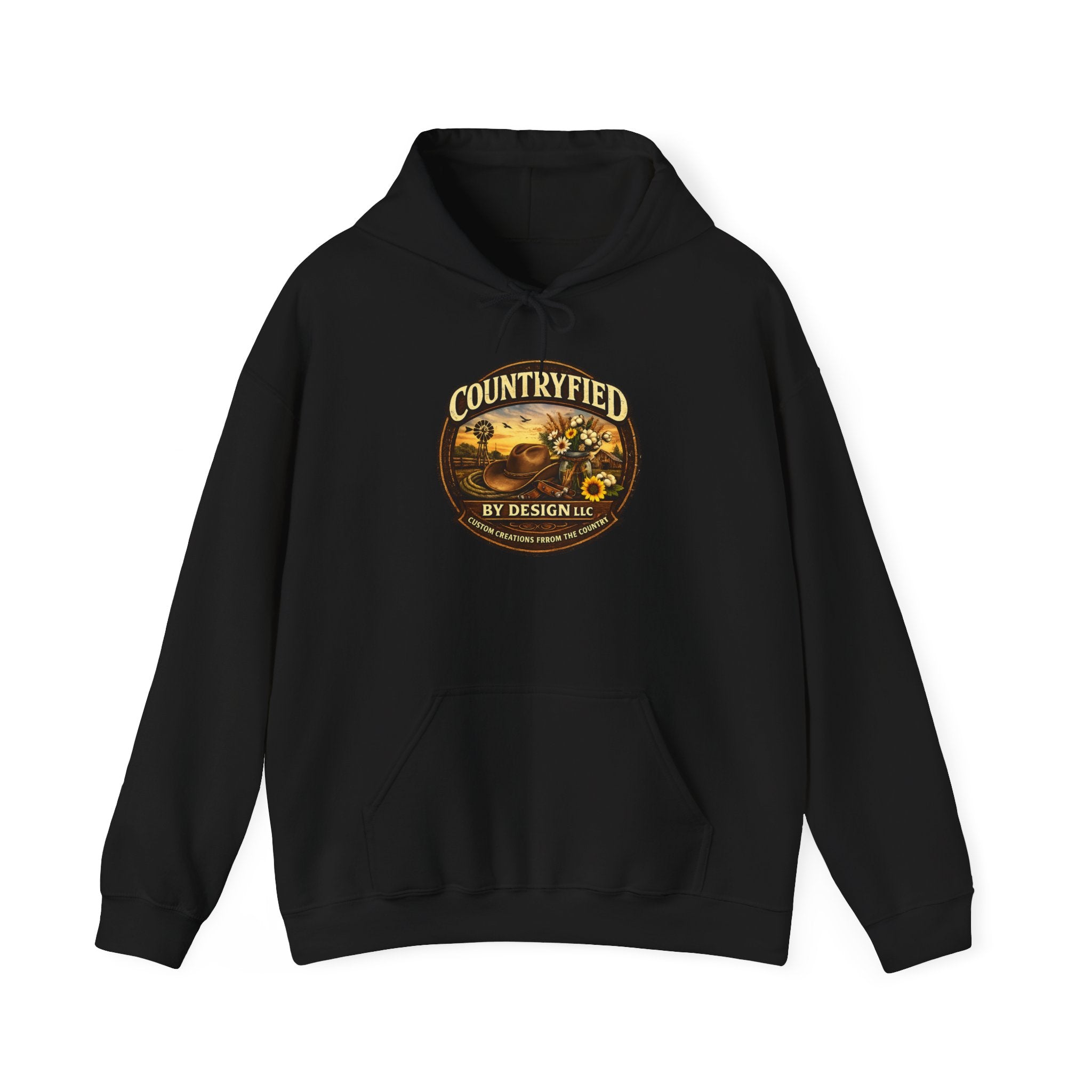 Countryfied Vintage Sunflower Hoodie