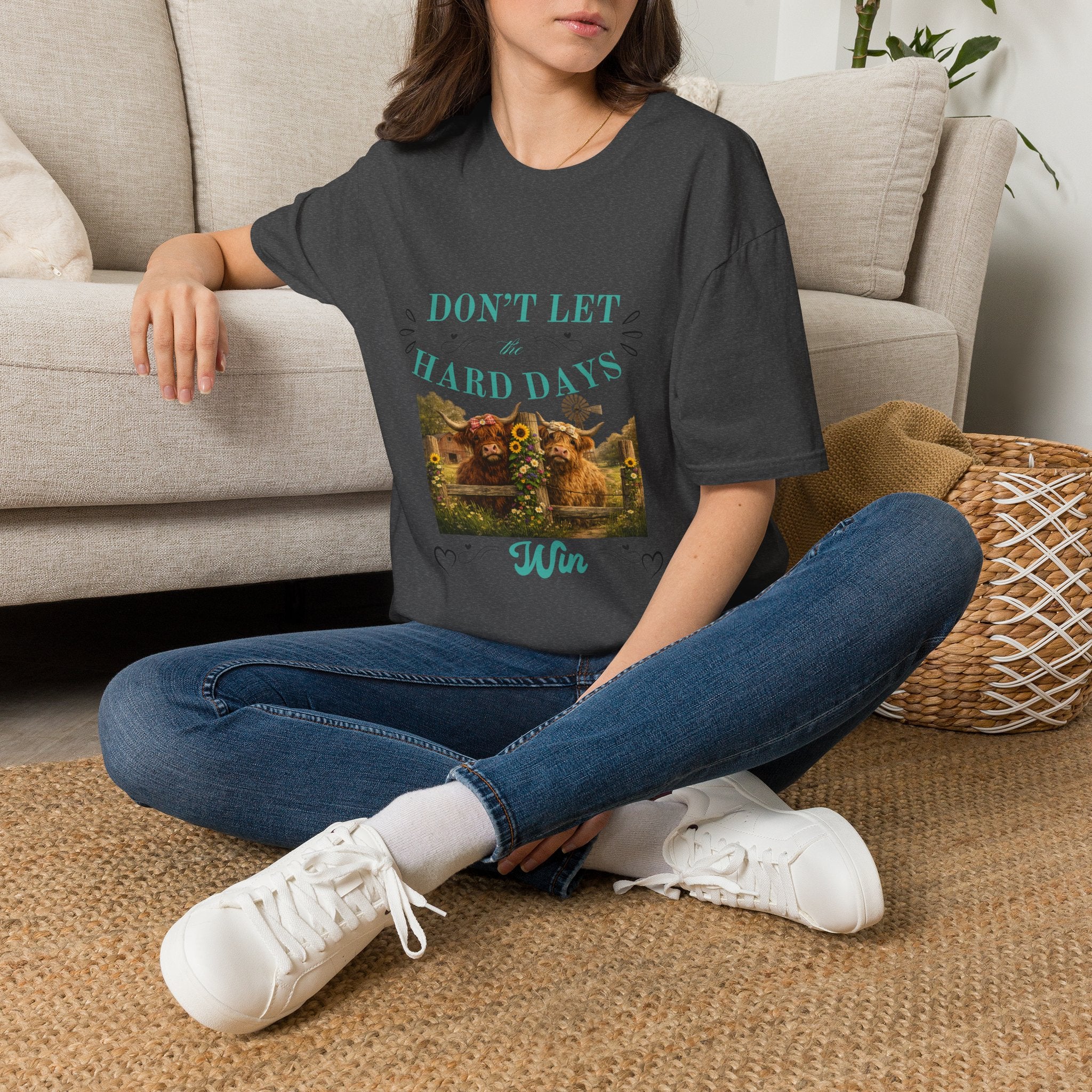Don't Let the Hard Days Win T-Shirt — Inspirational Positive Vibes Tee