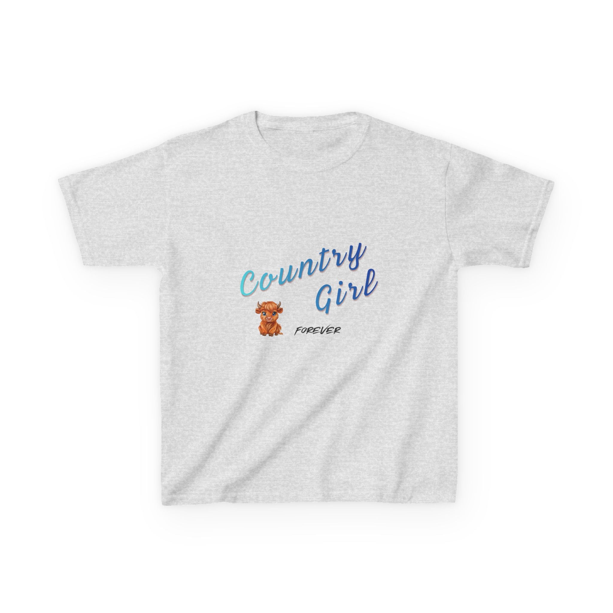 Kids 'Country Girl' Tee — Cute Cowboy Bear Graphic