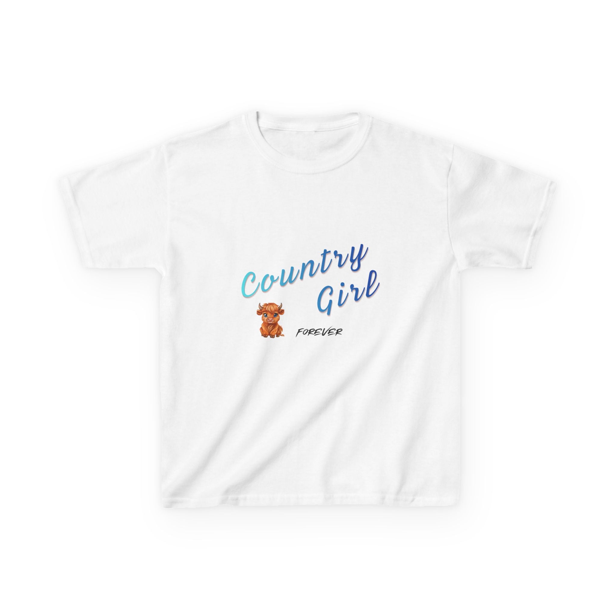 Kids 'Country Girl' Tee — Cute Cowboy Bear Graphic