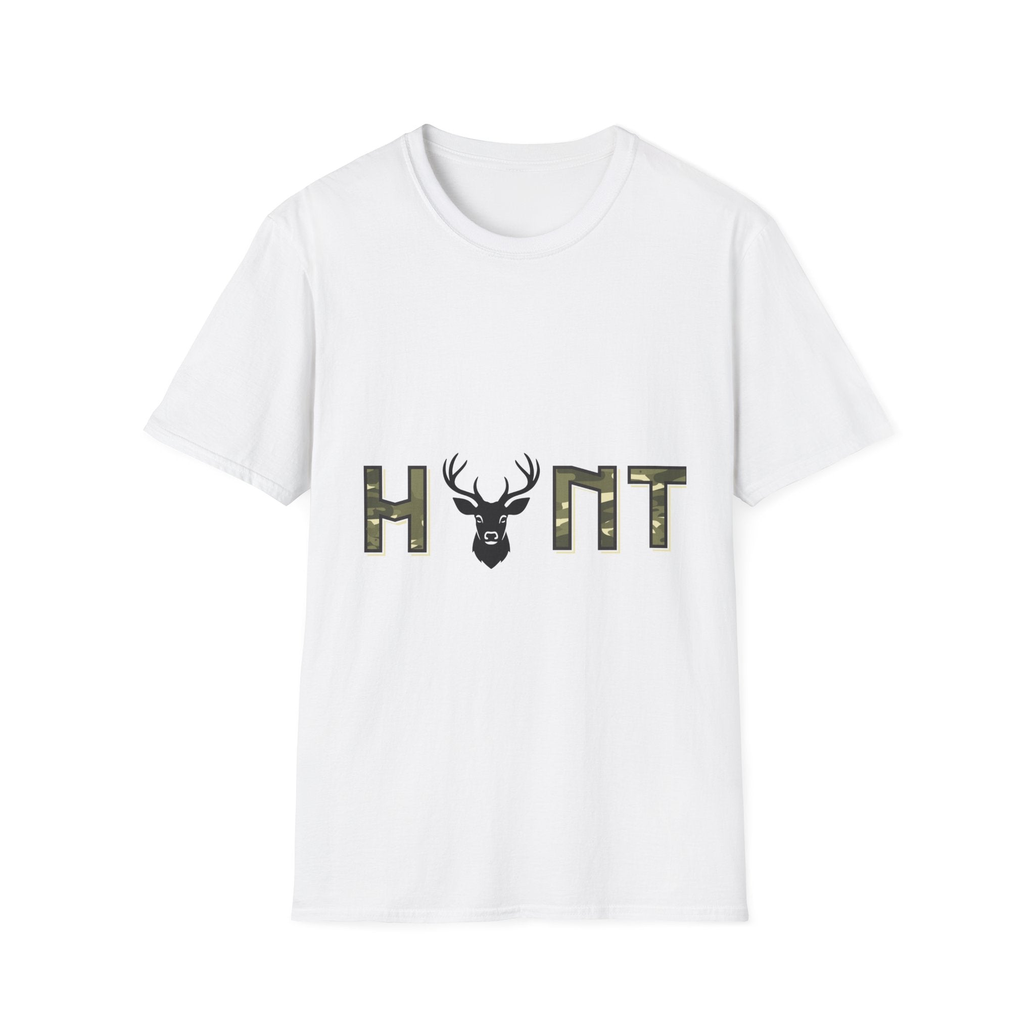 Hunt Deer Head Camo T-Shirt