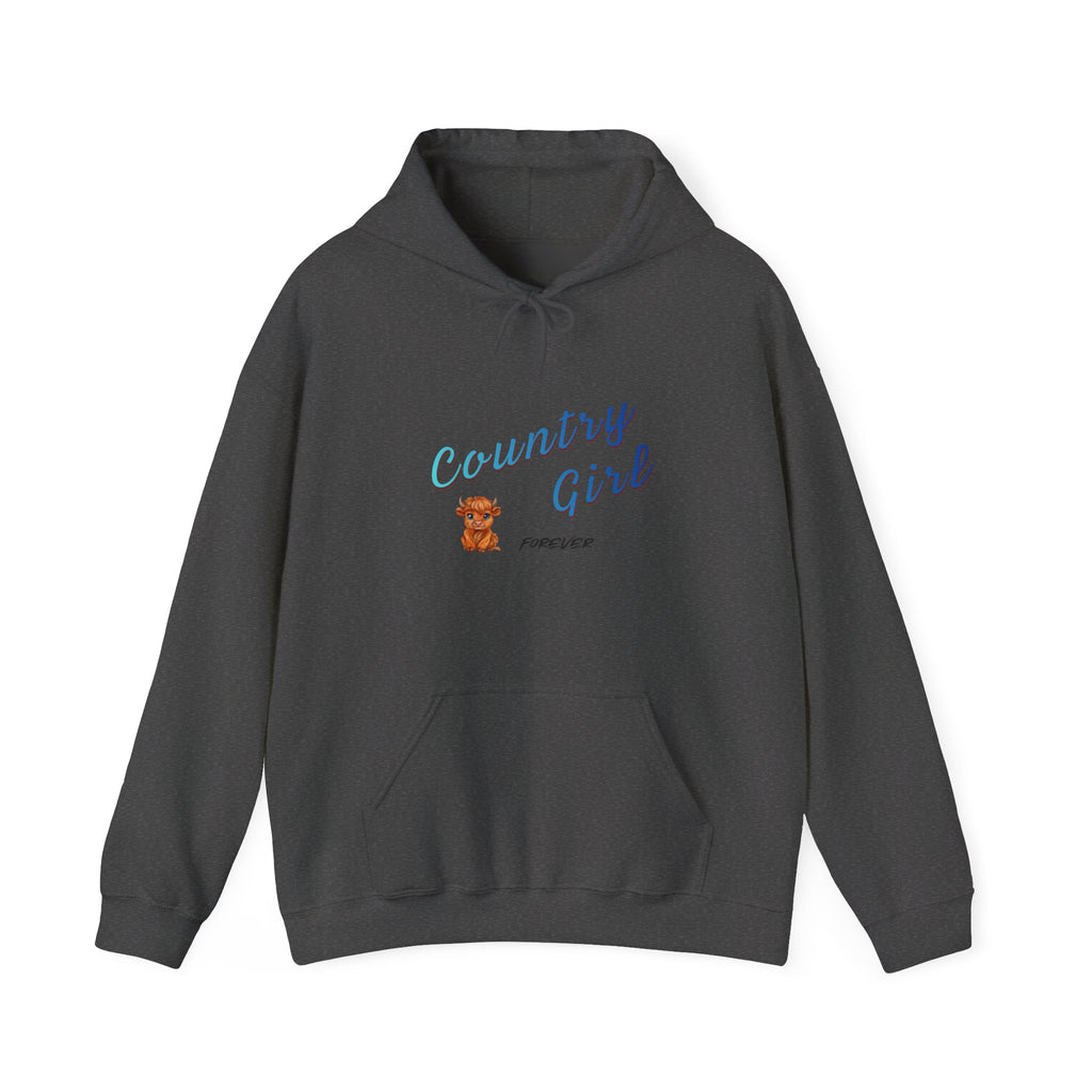 Country Girl Hoodie – Cute Teddy Graphic Pullover for Women & Teens