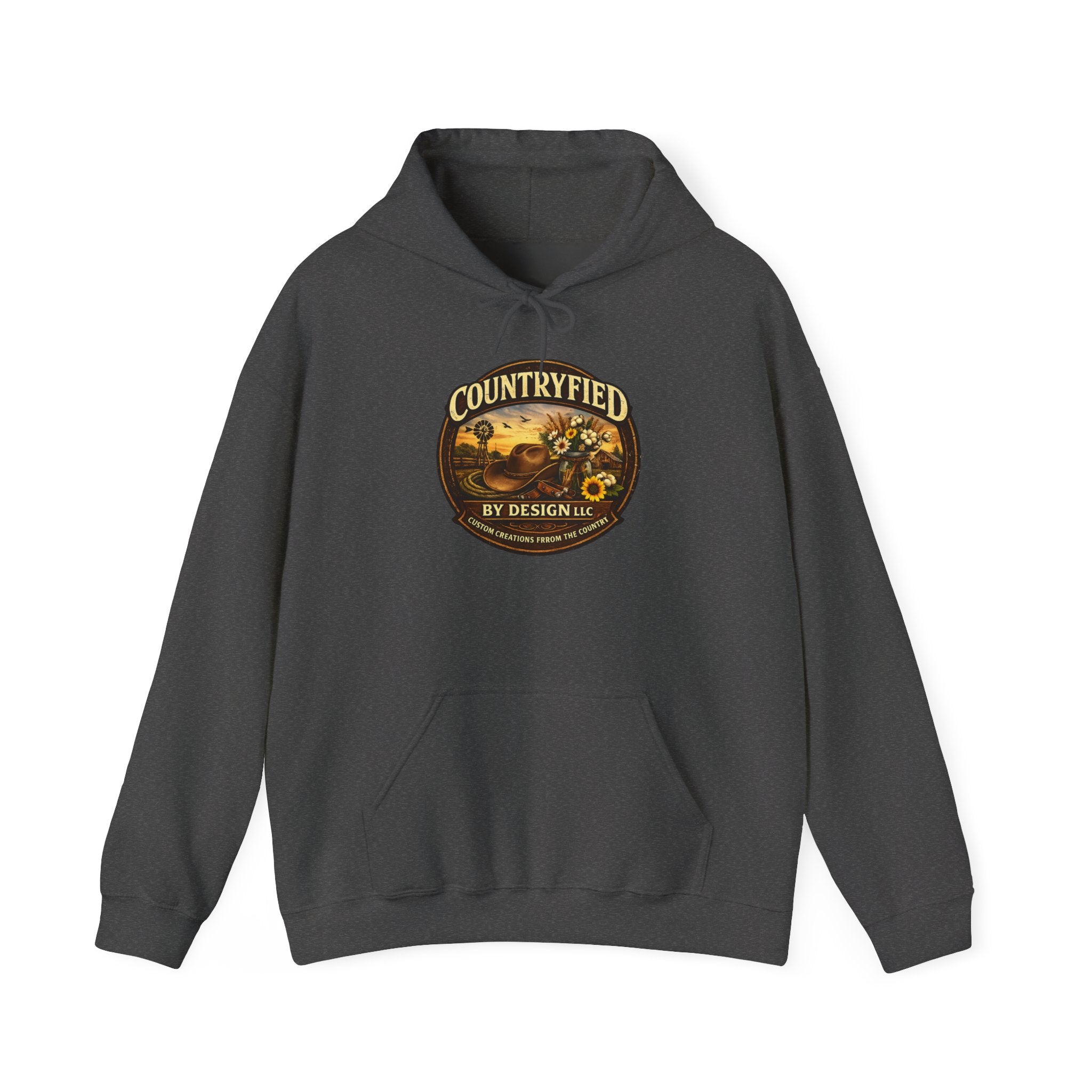 Countryfied Vintage Sunflower Hoodie