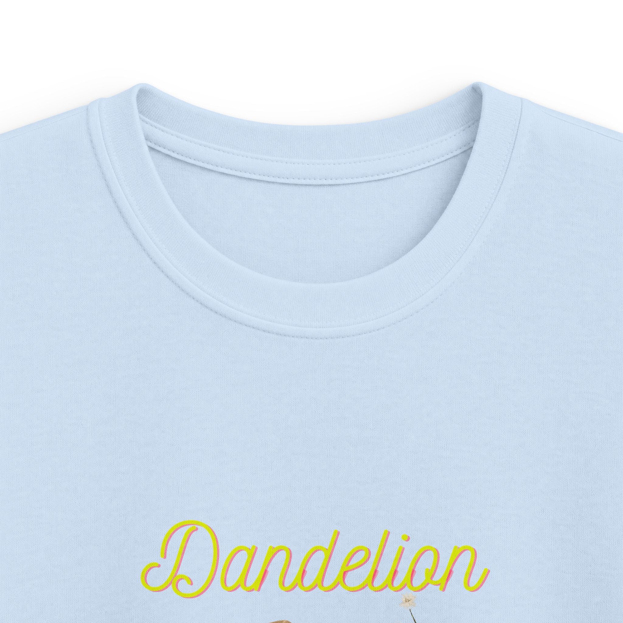 Kids Tee — 'Dandelion' Cowboy Boot Floral Graphic Shirt