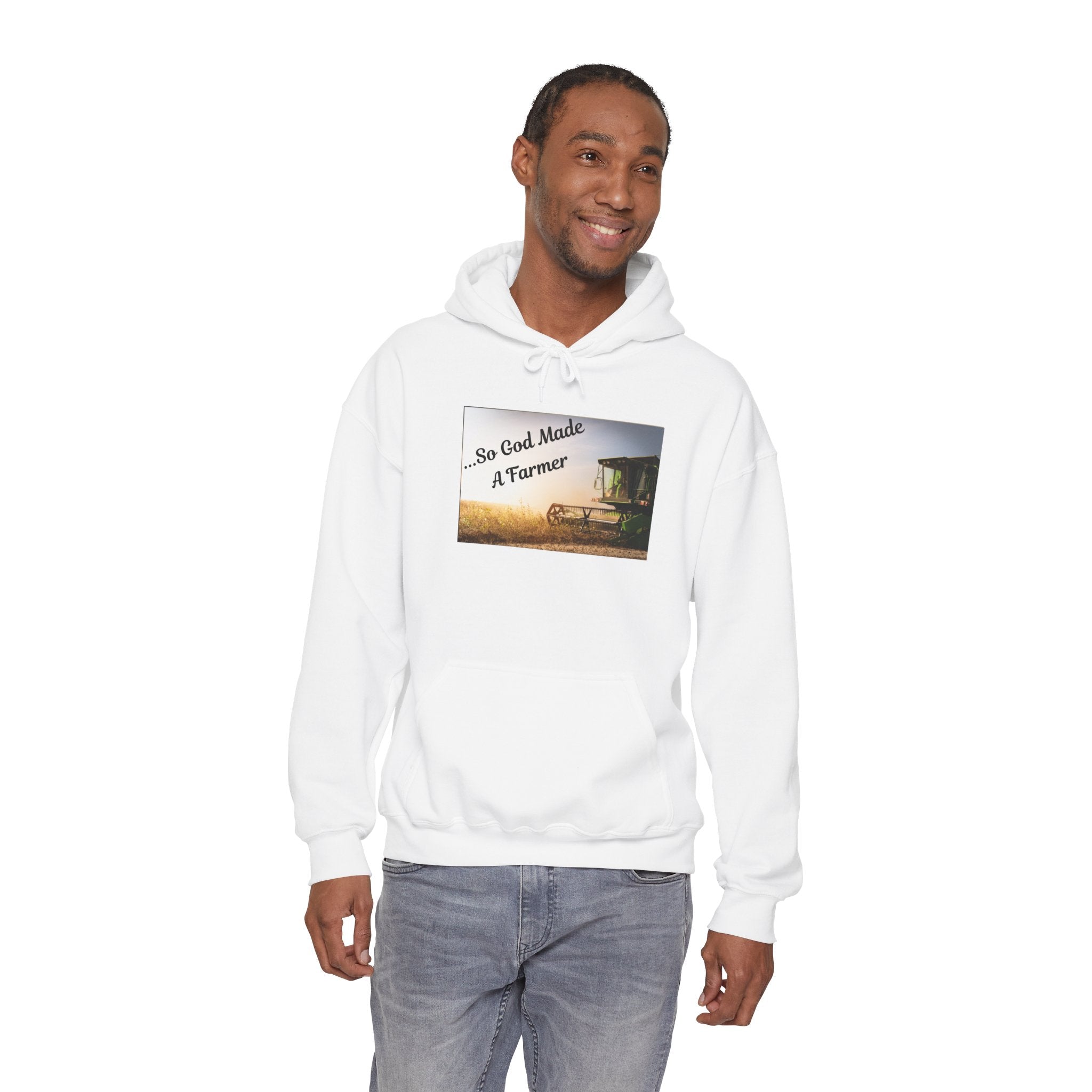 Farmer Sunset Hoodie – "So God Made A Farmer" Graphic Pullover