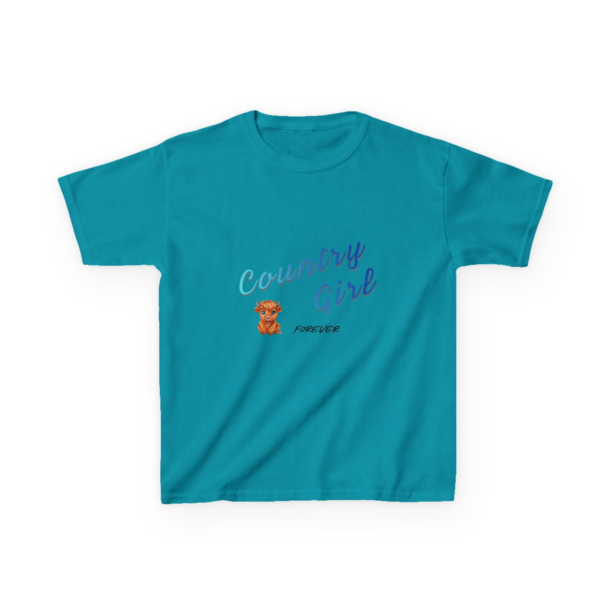 Kids 'Country Girl' Tee — Cute Cowboy Bear Graphic