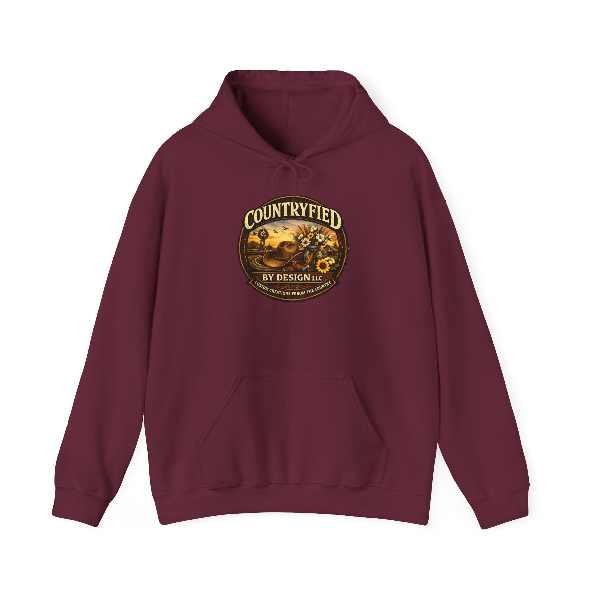 Countryfied Vintage Sunflower Hoodie
