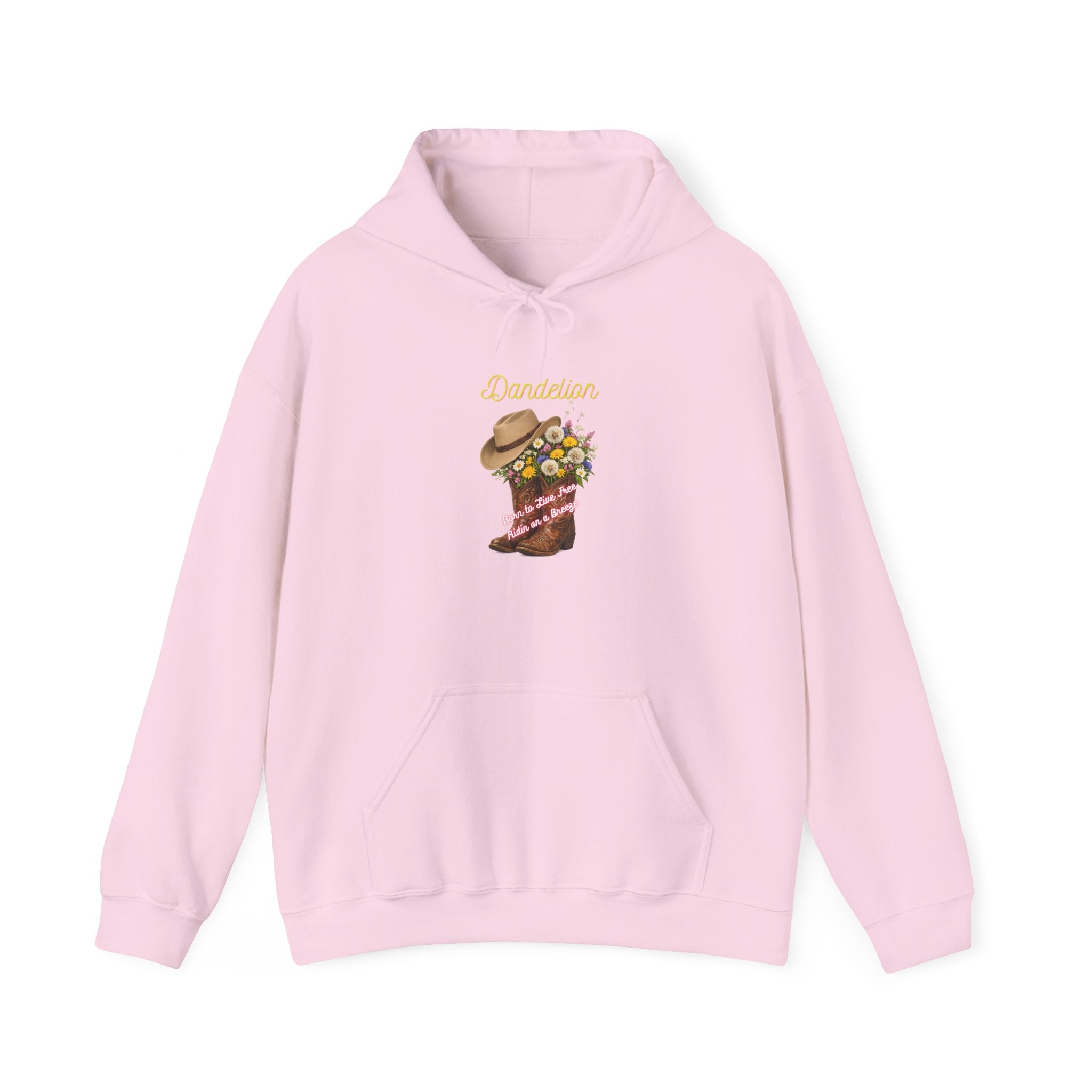 Cowgirl Boot Floral Hoodie – 'Cowgirls' Western Flower Graphic Sweatshirt