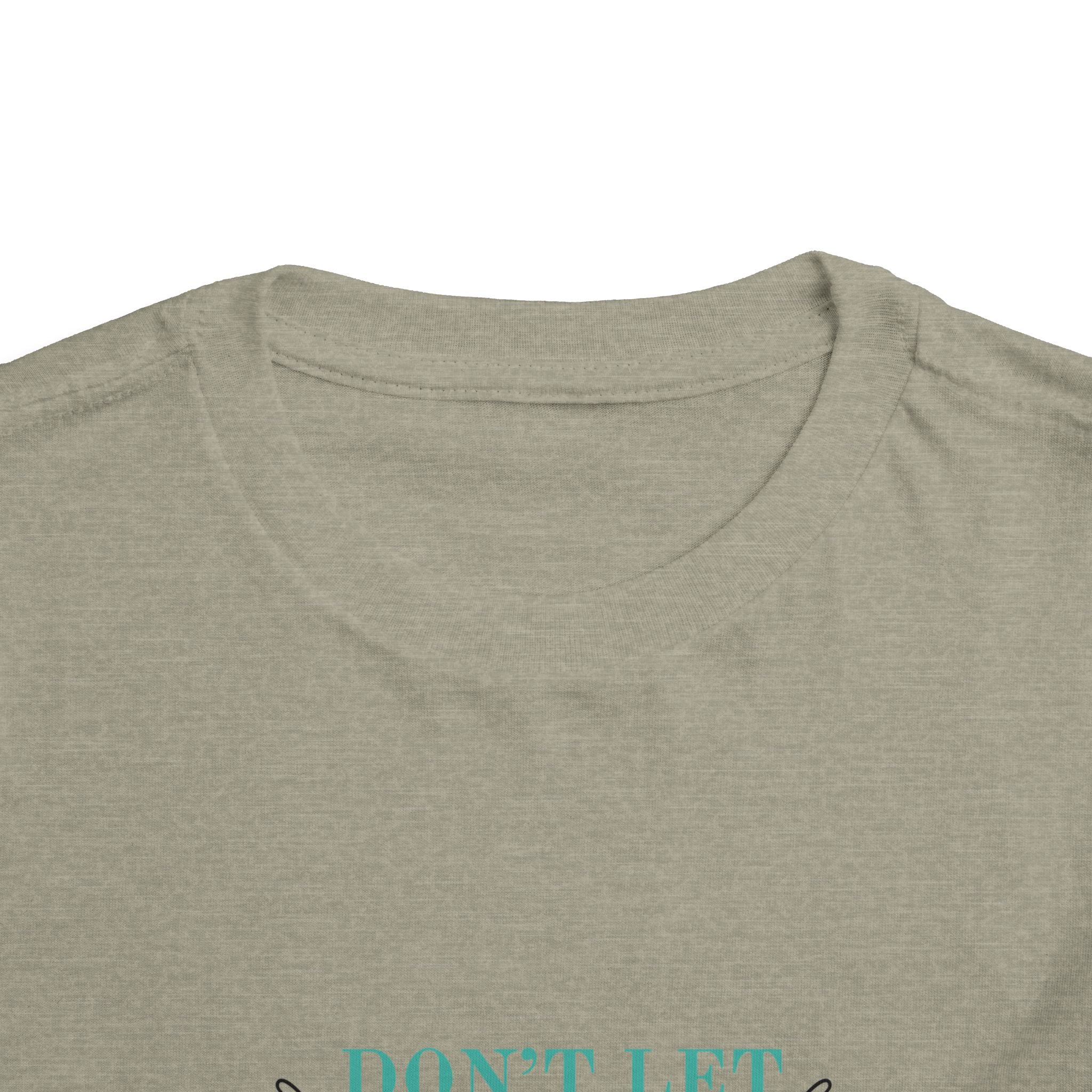 Toddler Tee — "Don't Let Hard Days Win" Sunflower Comfort Shirt