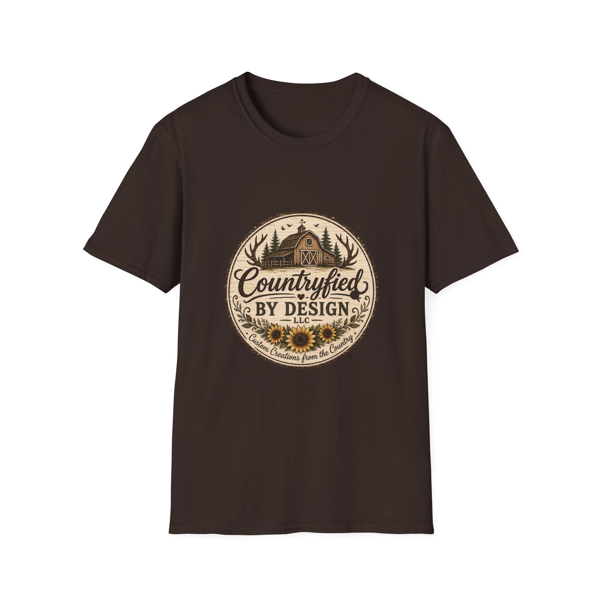 Countryfied T-Shirt — Vintage Sunflower Farm Design