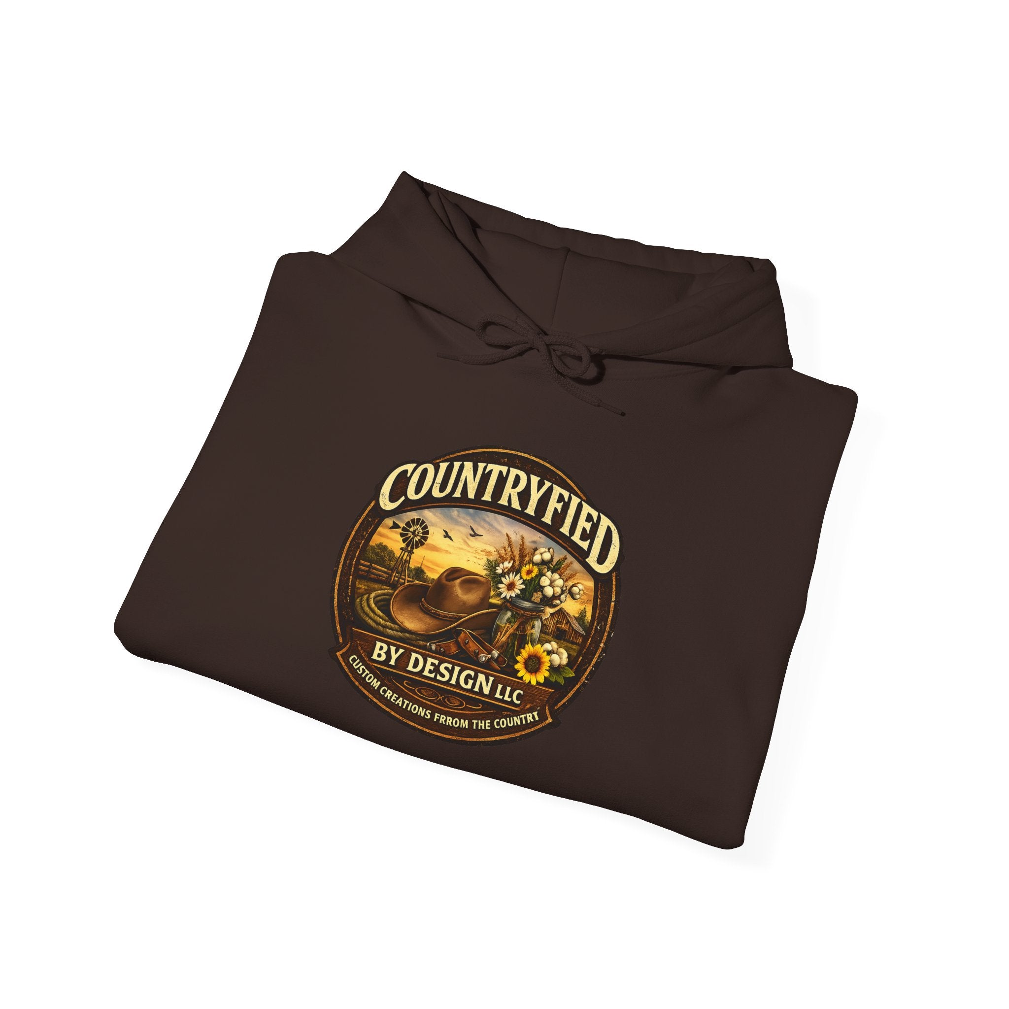 Countryfied Vintage Sunflower Hoodie