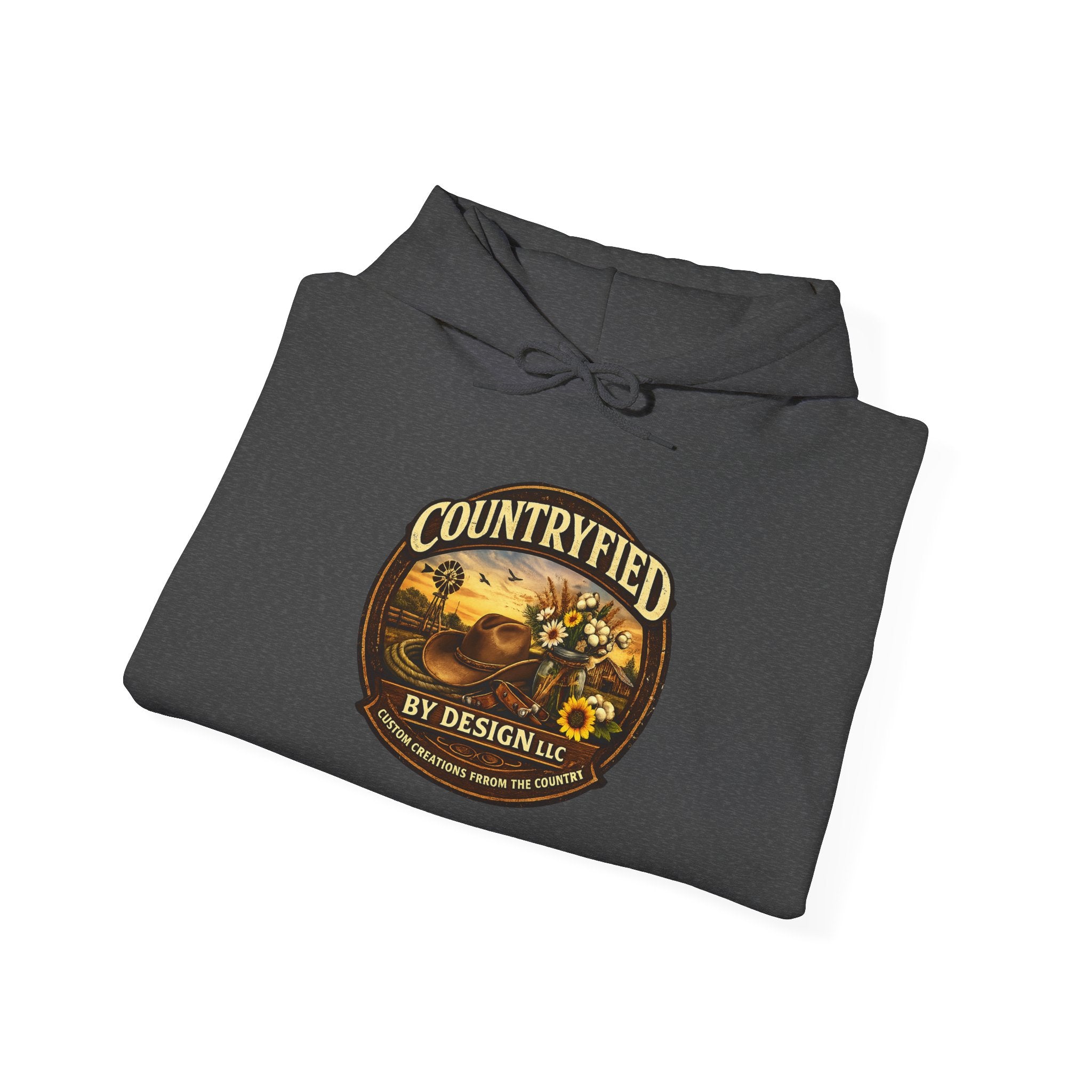 Countryfied Vintage Sunflower Hoodie