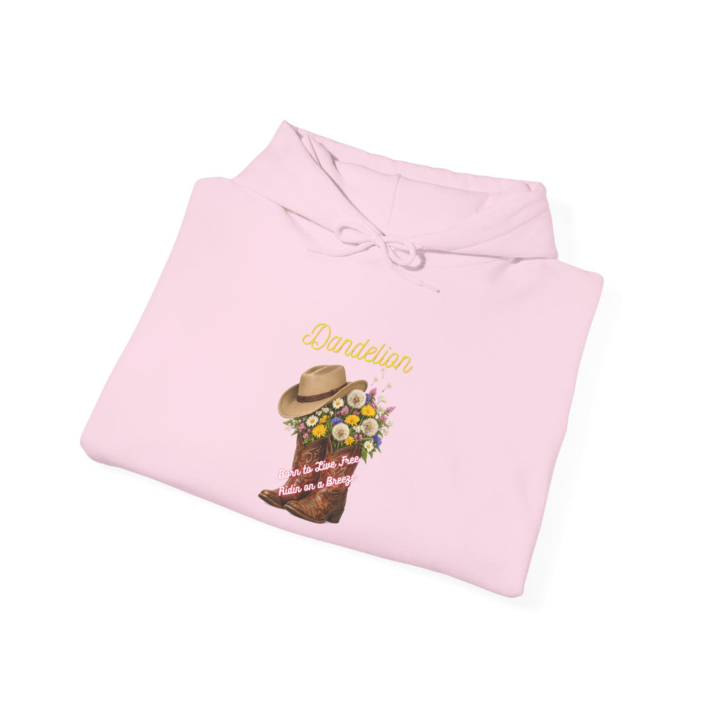 Cowgirl Boot Floral Hoodie – 'Cowgirls' Western Flower Graphic Sweatshirt