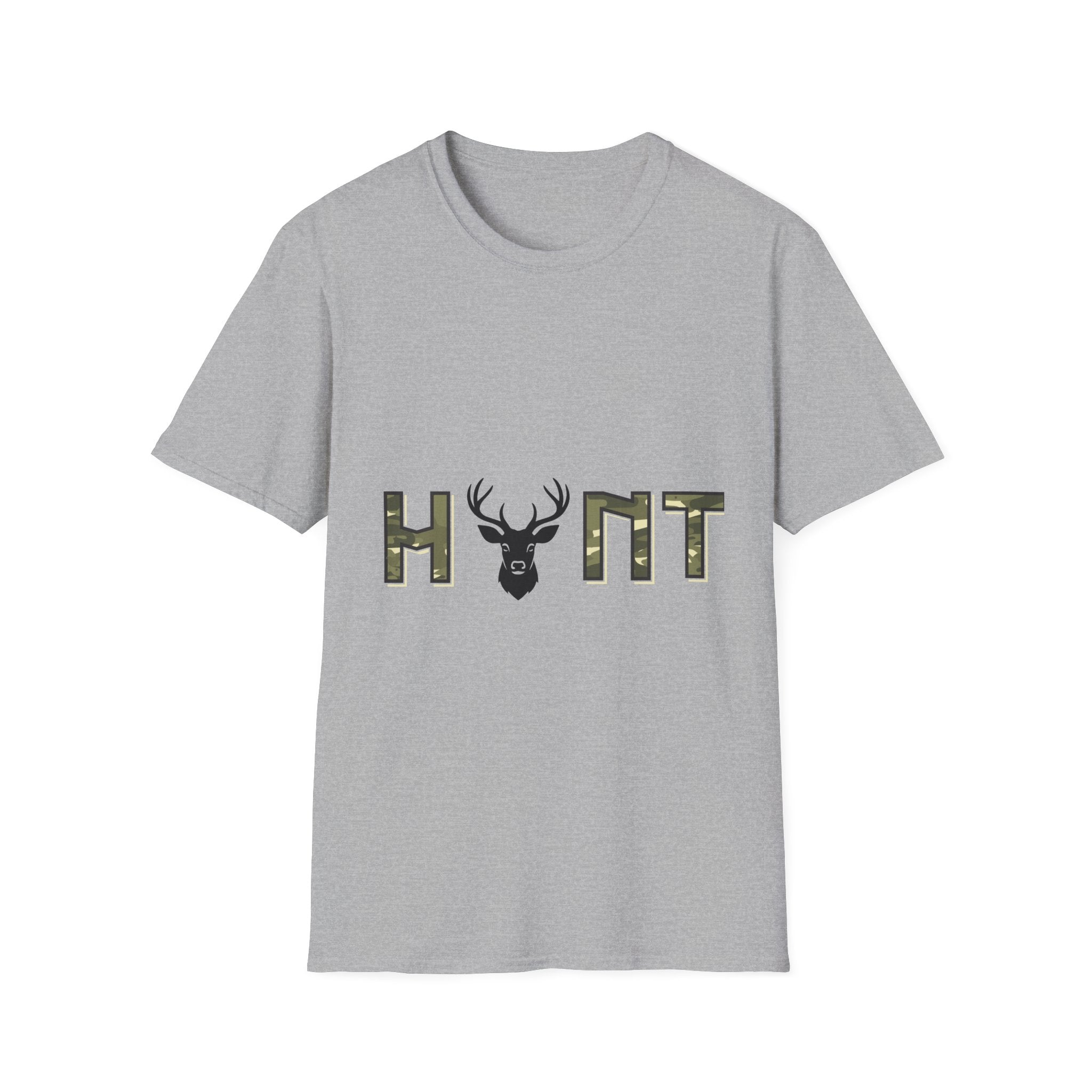 Hunt Deer Head Camo T-Shirt