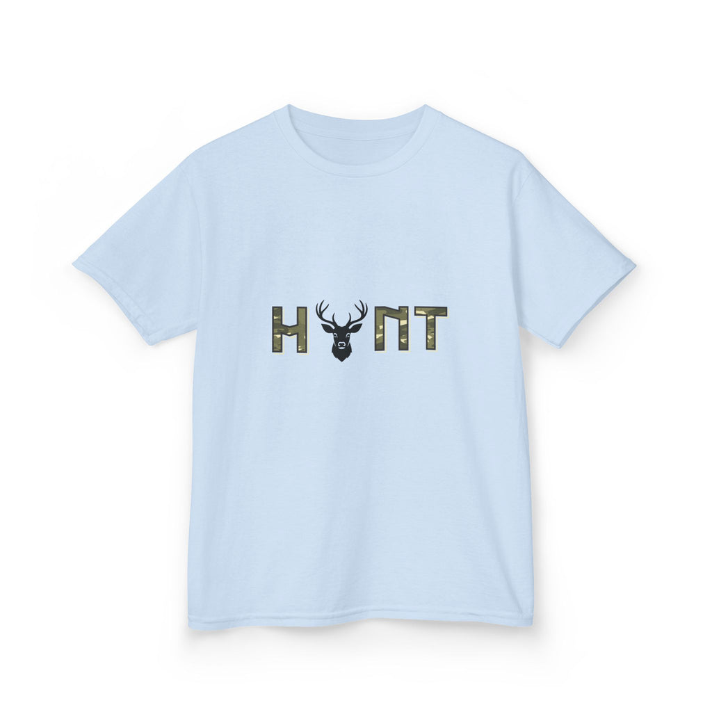 Kids 'Hunt' Deer Camo T‑Shirt — Youth Hunting Tee
