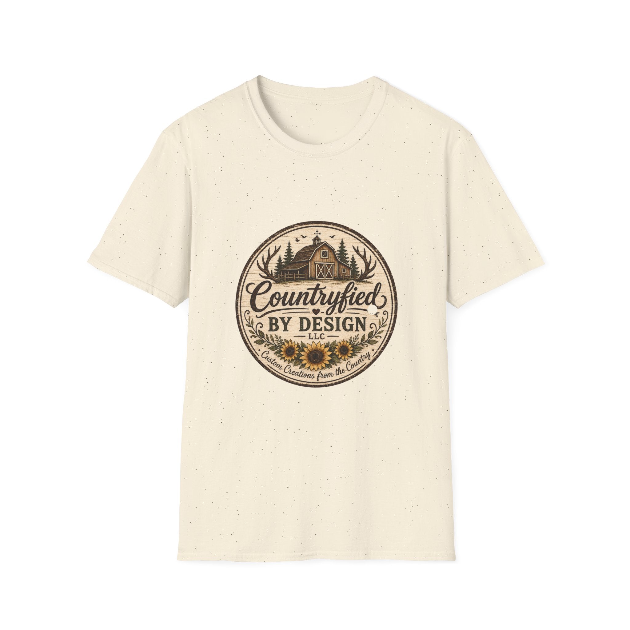 Countryfied T-Shirt — Vintage Sunflower Farm Design