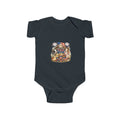 Patriotic Baby Bodysuit - Vintage American Flag & Teddy Bear 4th of July Onesie