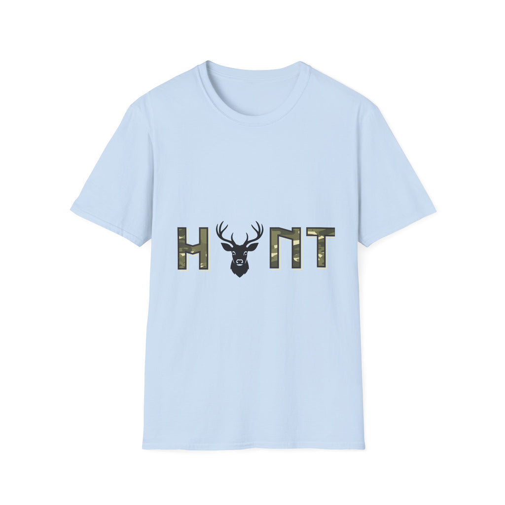 Hunt Deer Head Camo T-Shirt