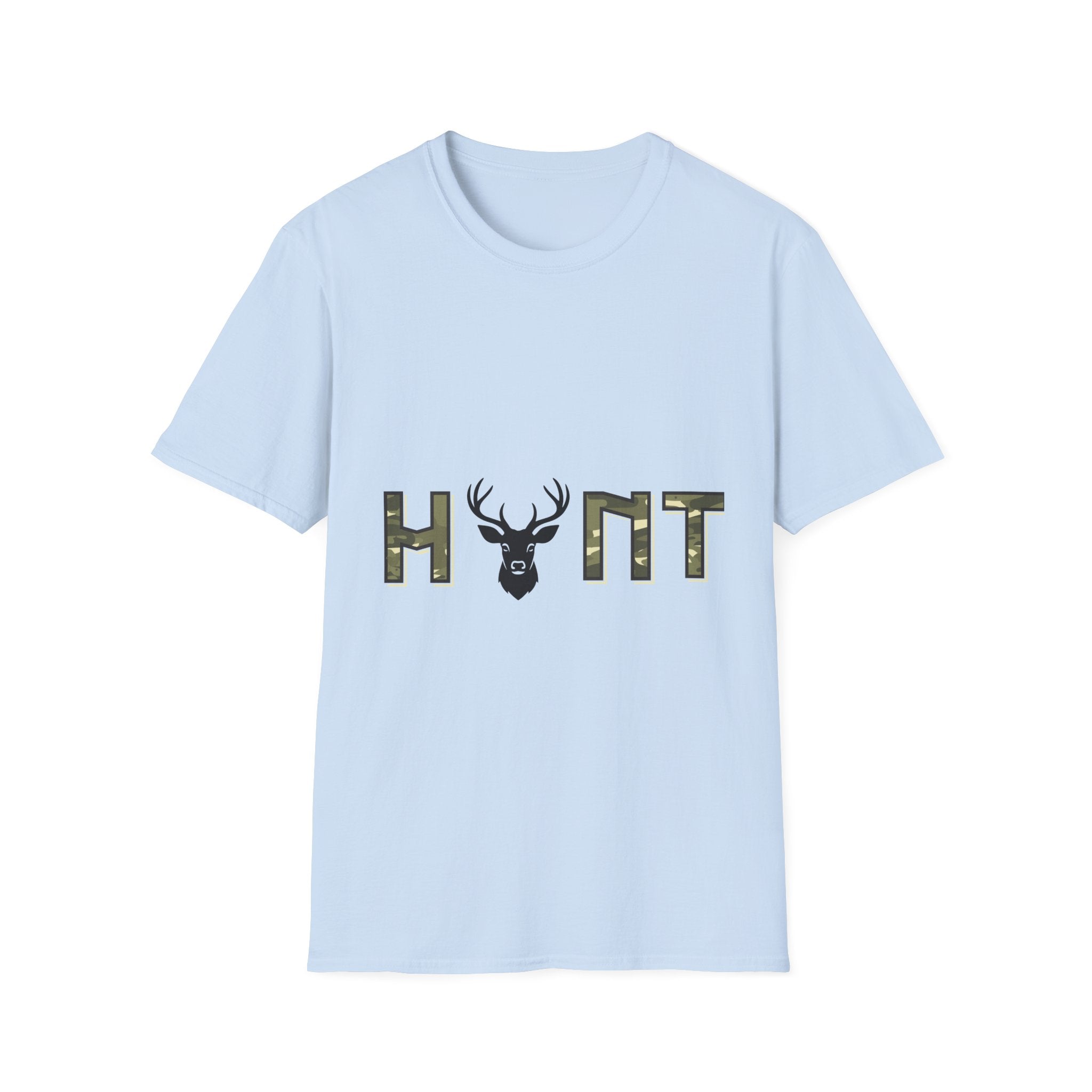 Hunt Deer Head Camo T-Shirt