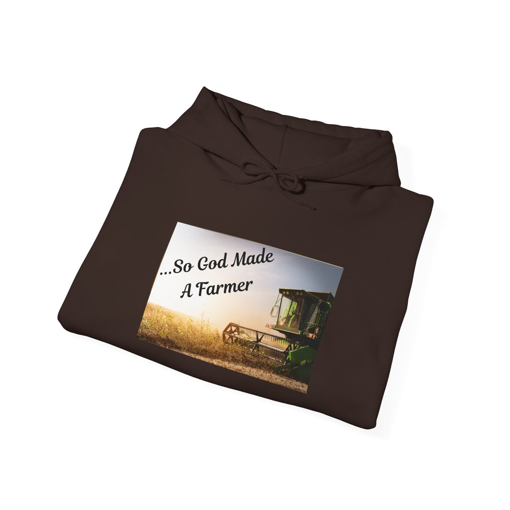 Farmer Sunset Hoodie – "So God Made A Farmer" Graphic Pullover