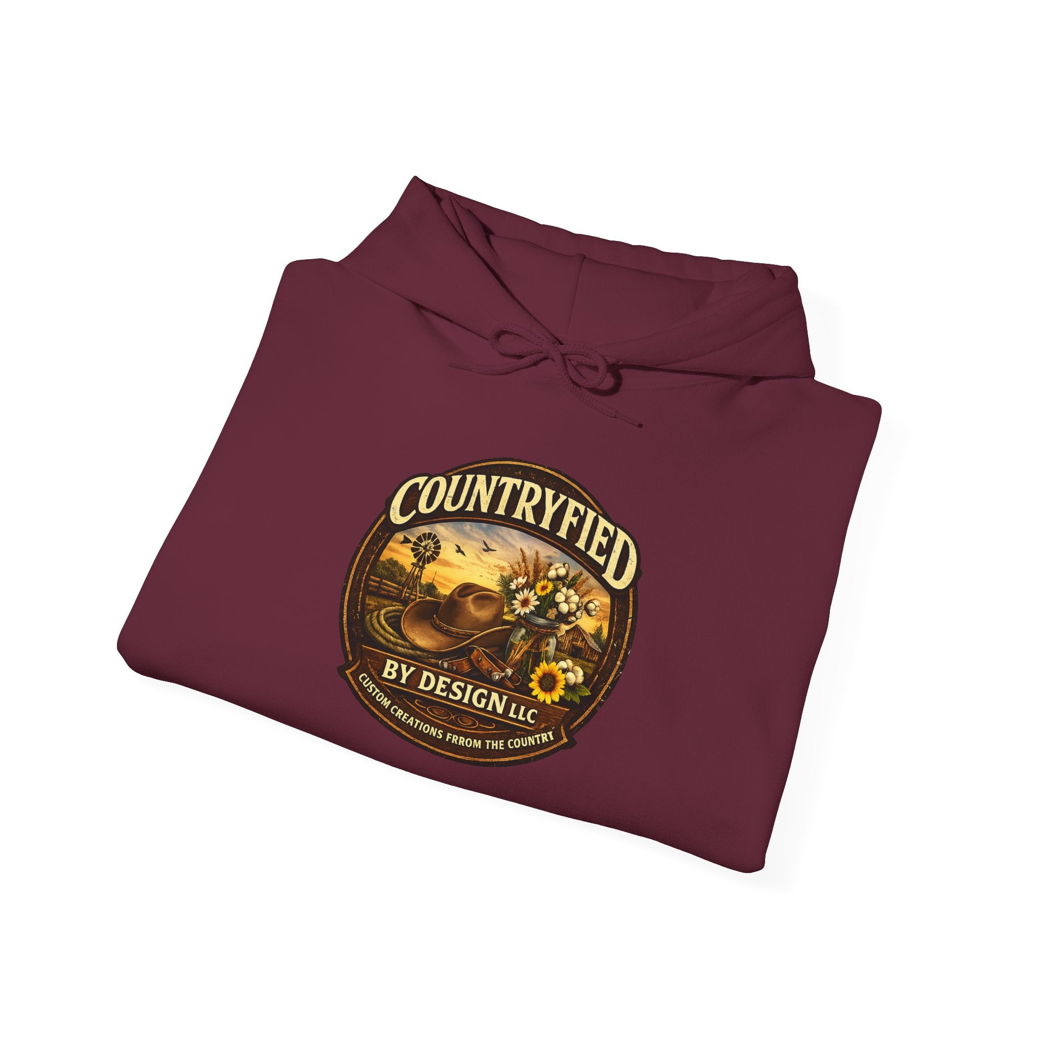 Countryfied Vintage Sunflower Hoodie