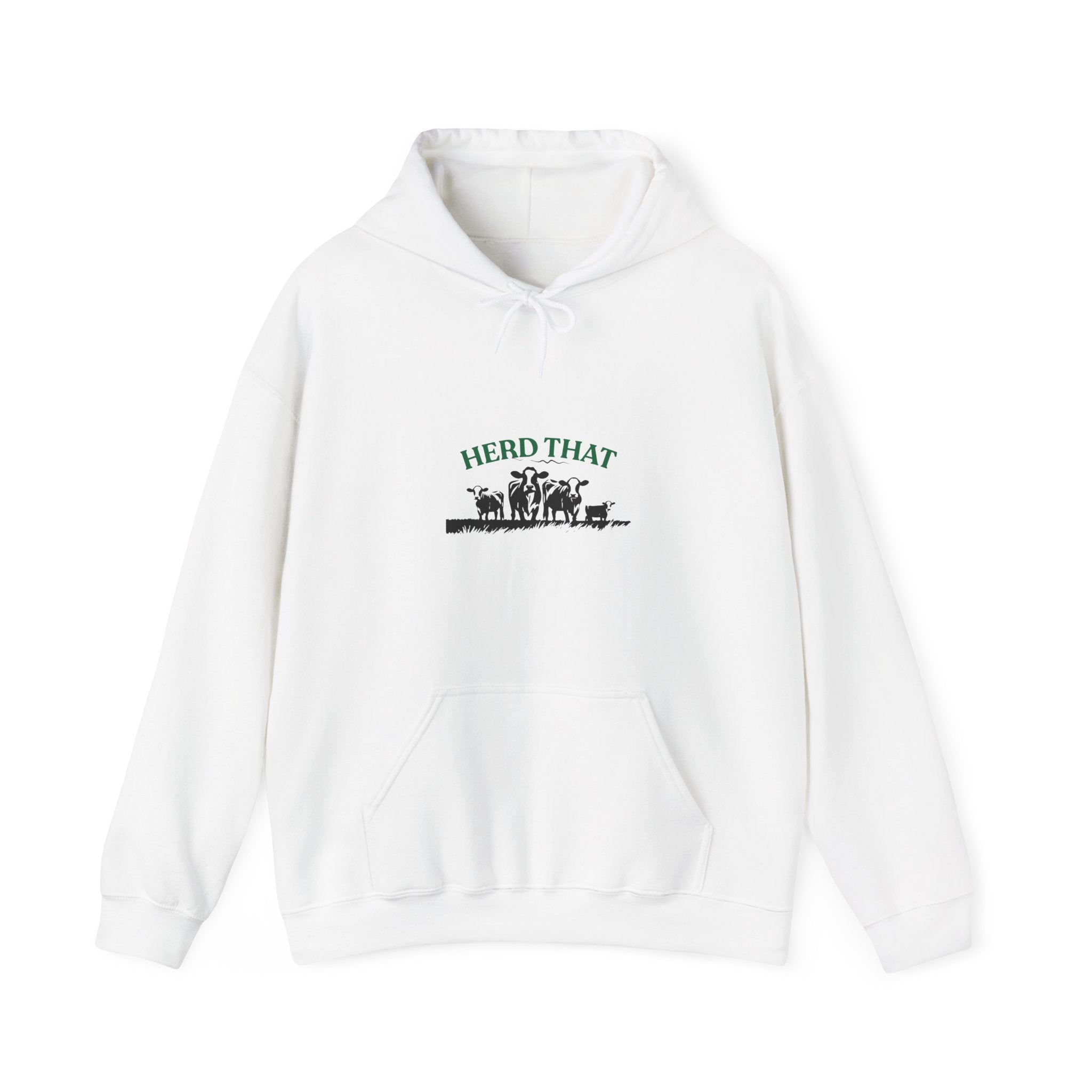 Herd That Cow Hoodie – Cozy Farm Life Graphic Sweatshirt